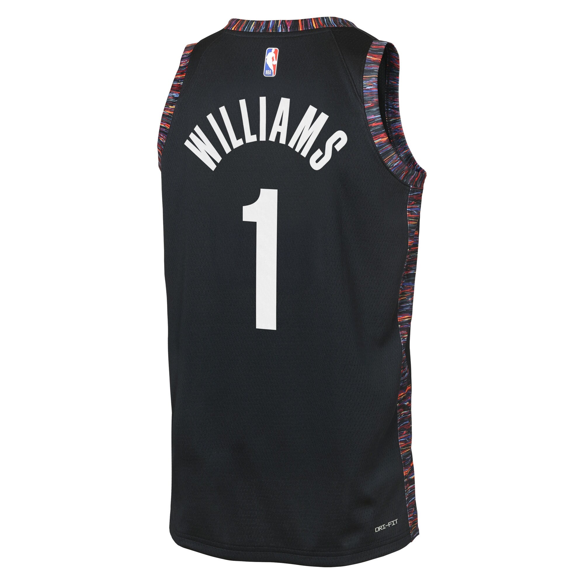 Ziaire Williams Brooklyn Nets 2025/26 City Edition Swingman Jersey - Black - Youth