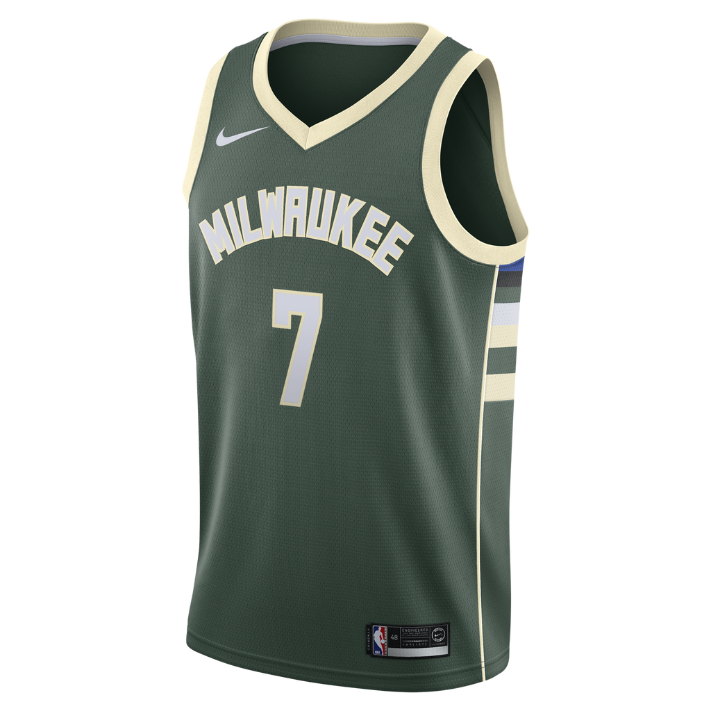 Kevin Porter Jr. Milwaukee Bucks Icon Edition Swingman Jersey - Hunter Green - Youth
