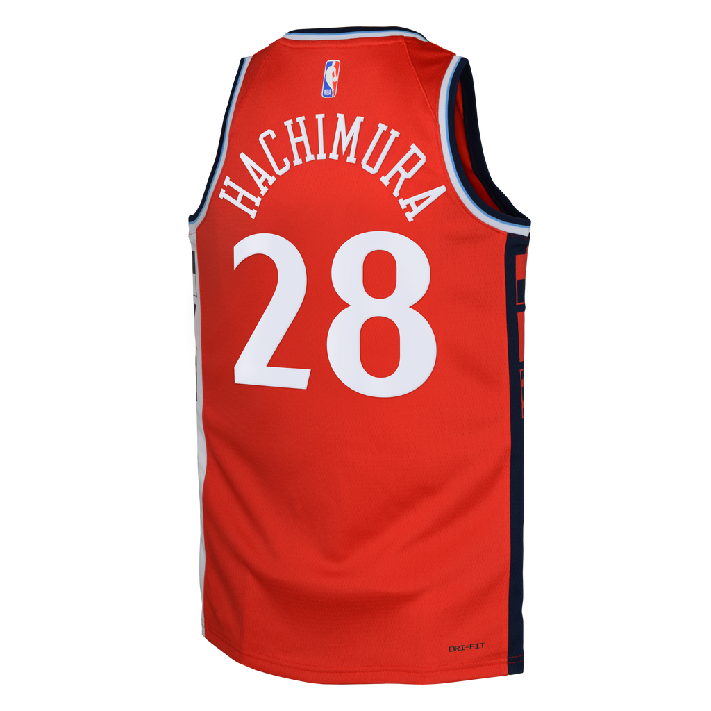 Rui Hachimura Los Angeles Clippers Statement Edition Swingman Jersey - Red - Youth