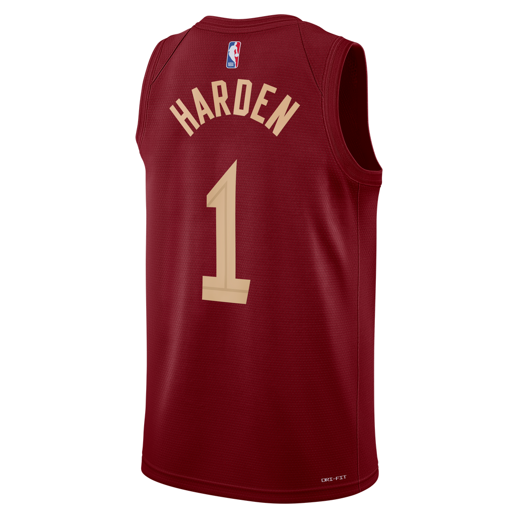 James Harden Cleveland Cavaliers Icon Edition Swingman Jersey - Wine - Unisex