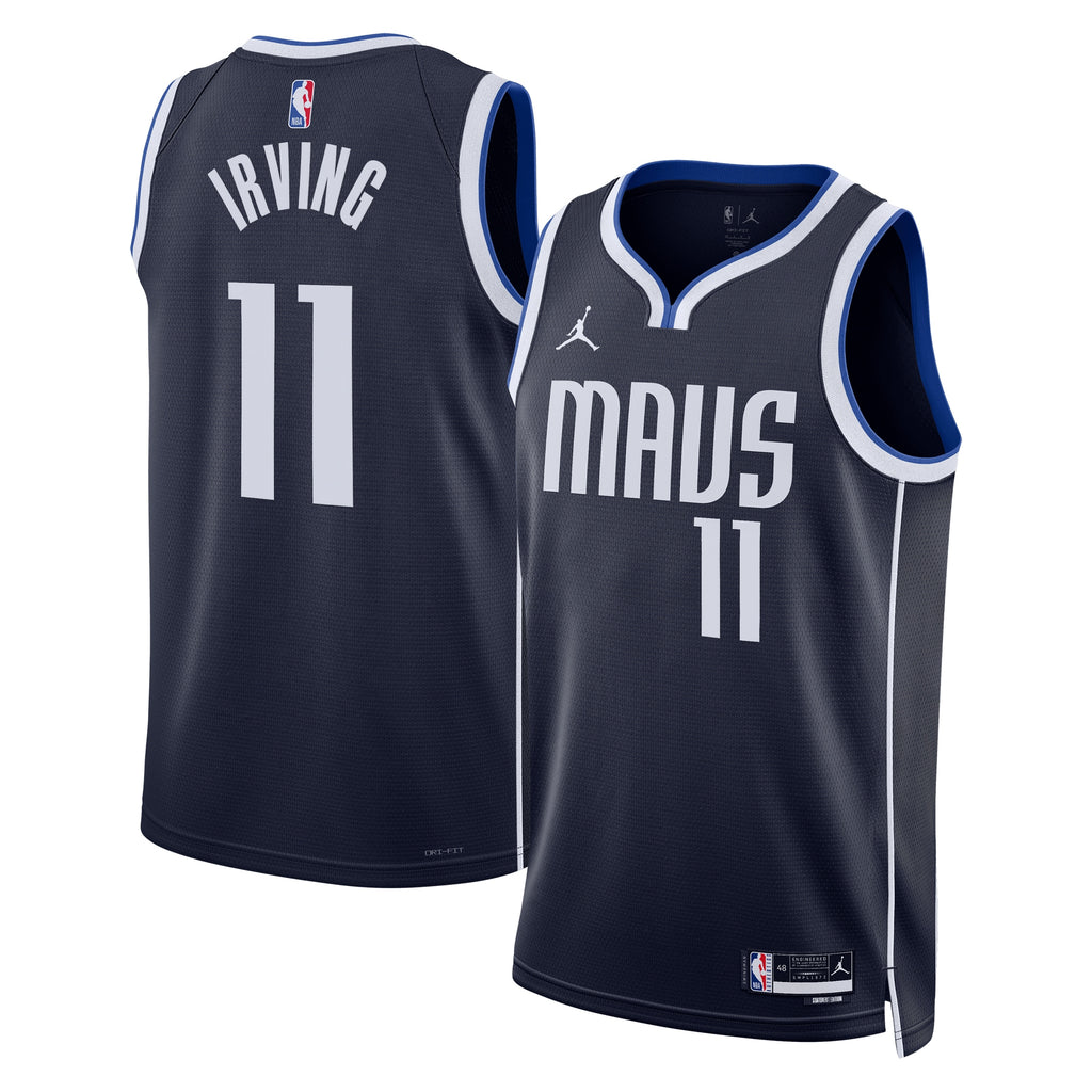 Kyrie Irving Dallas Mavericks Statement Edition Swingman Jersey - Navy - Unisex