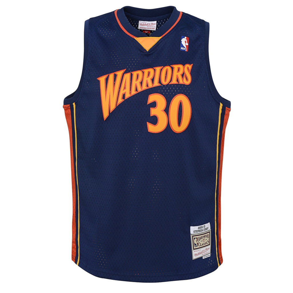Stephen Curry Golden State Warriors Hardwood Classics Road Jersey - Youth