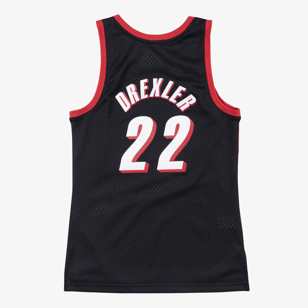 Clyde Drexler Portland Trail Blazers Swingman Jersey - Womens