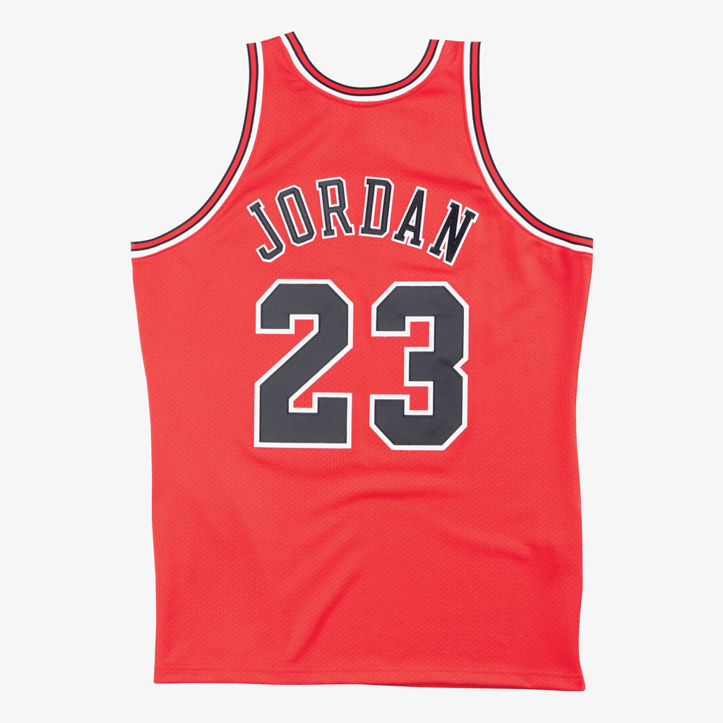 Michael Jordan Chicago Bulls 1995-96 Finals Authentic Road Jersey