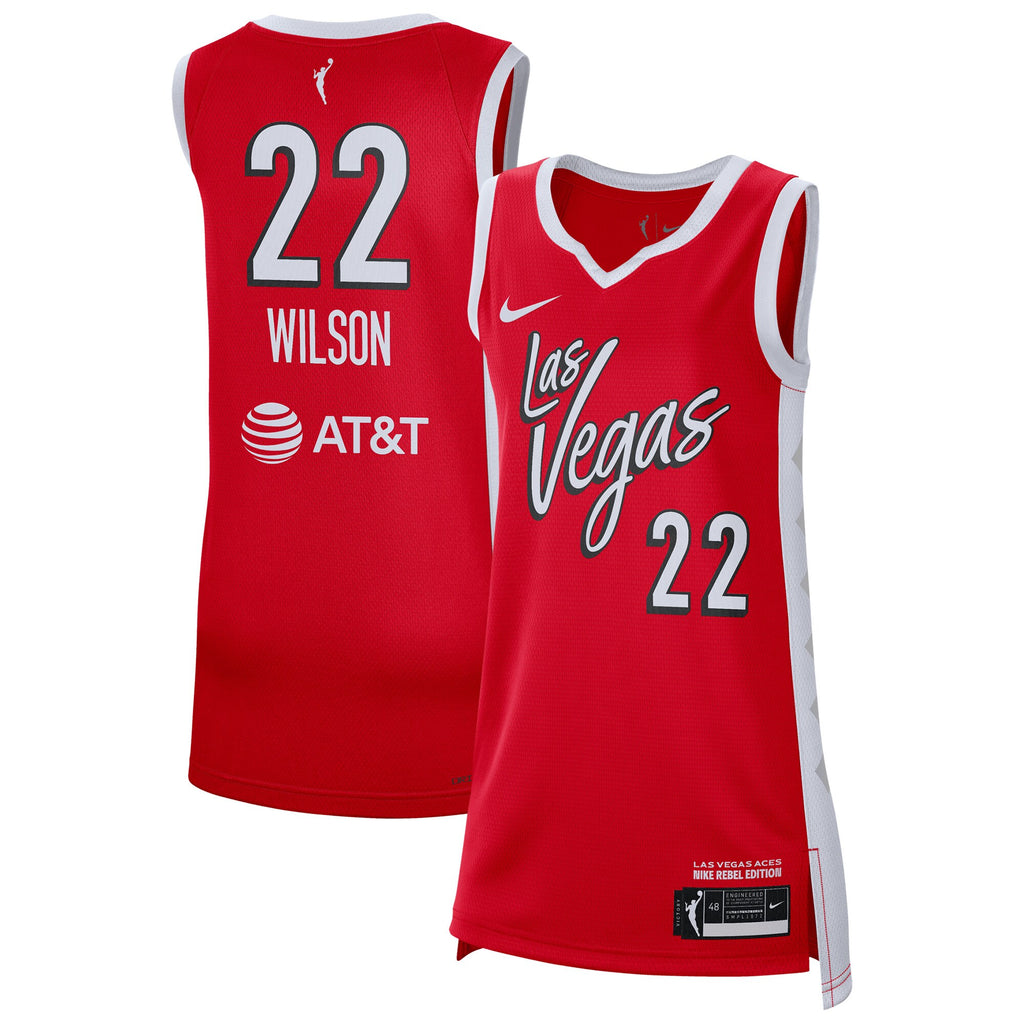 A'Ja Wilson Las Vegas Aces Rebel Jersey