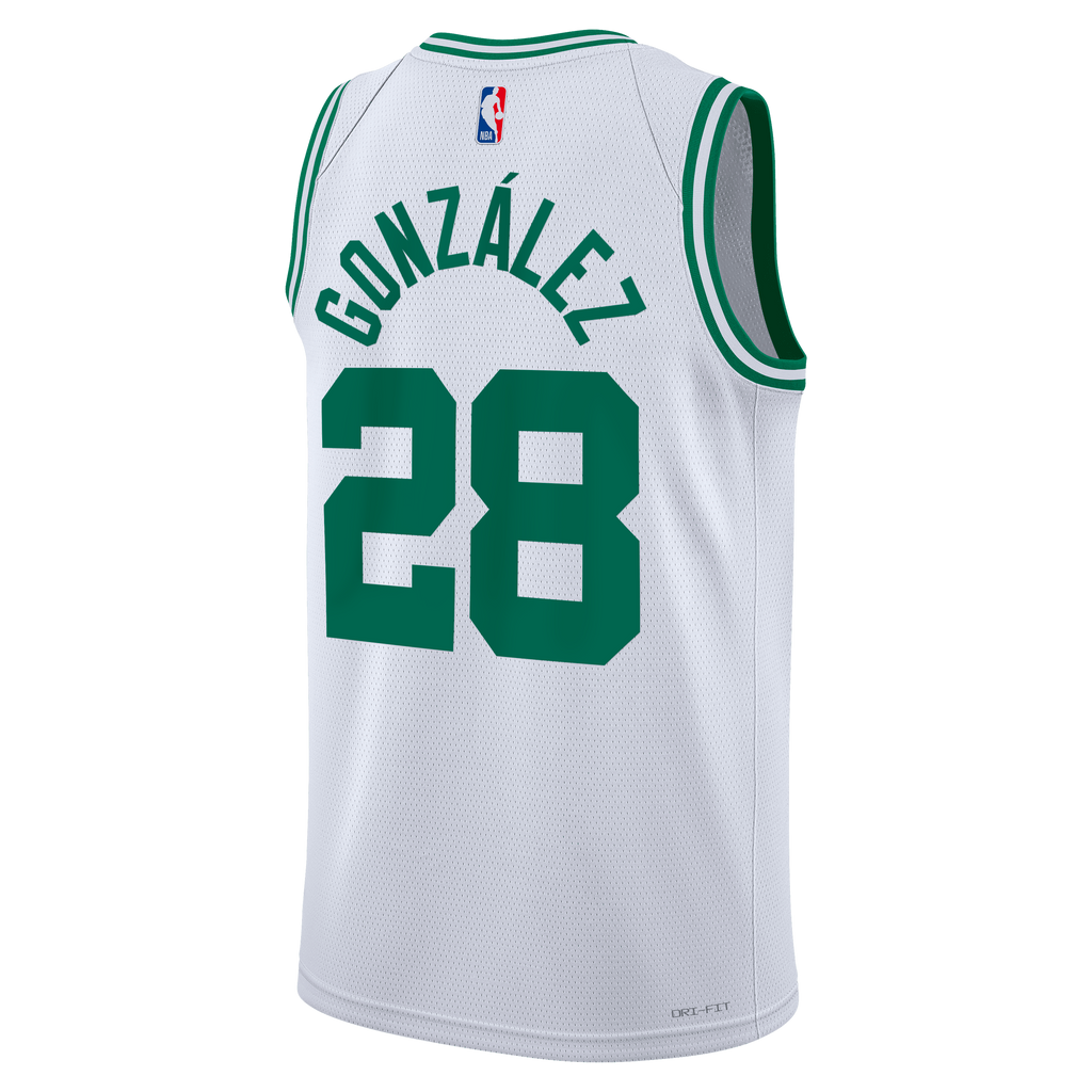 Hugo González Boston Celtics Association Edition Swingman Jersey - White - Unisex