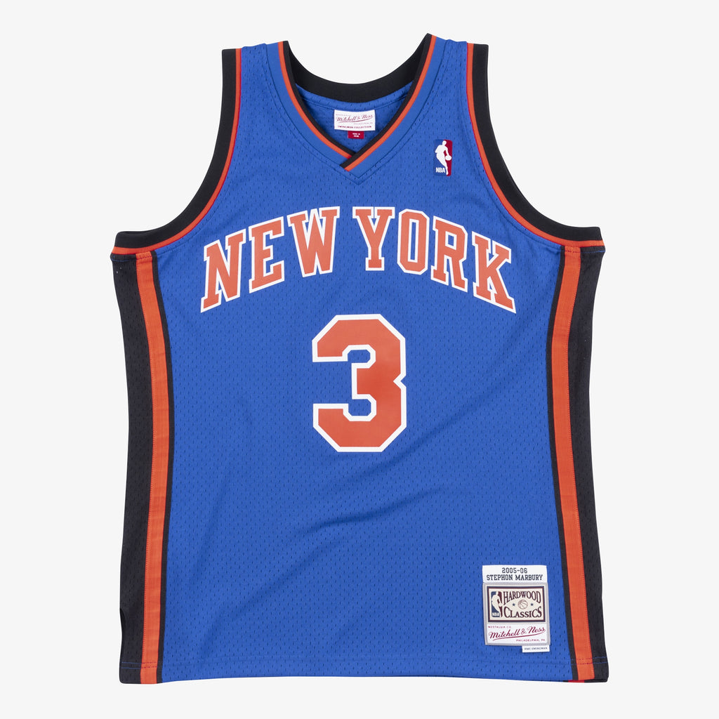 Stephon Marbury New York Knicks 2006 Authentic Swingman Jersey - Royal Blue