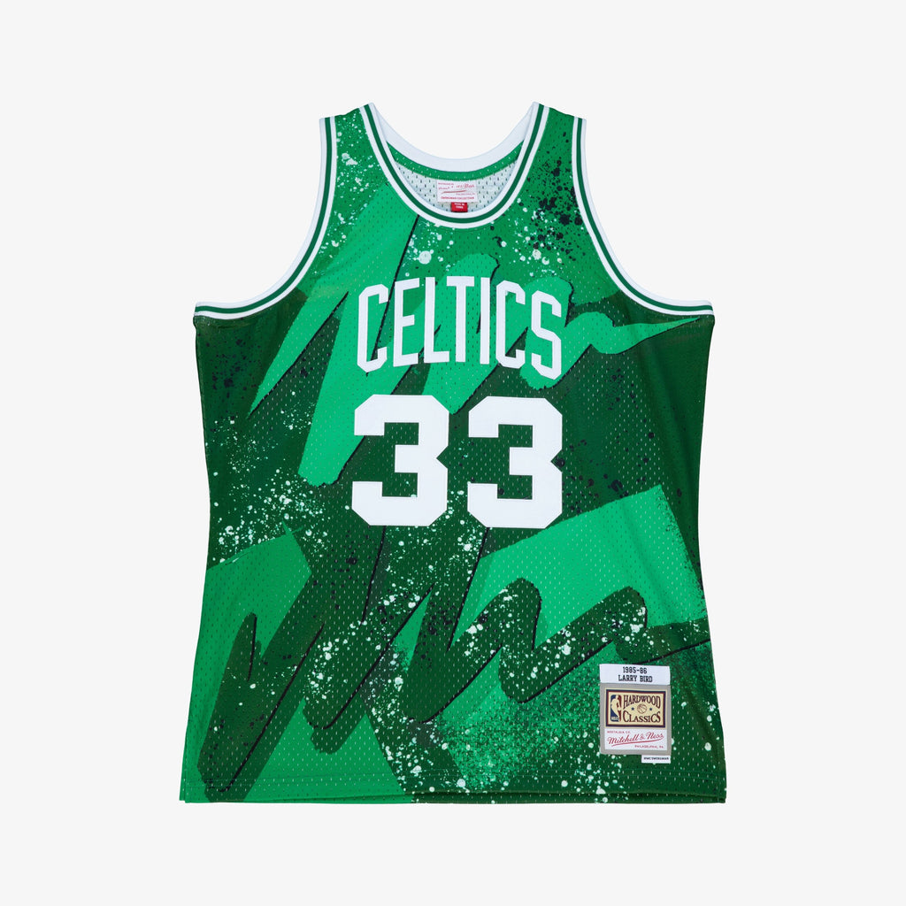 Larry Bird Boston Celtics 1985 Hyper Hoops Swingman Jersey - Green