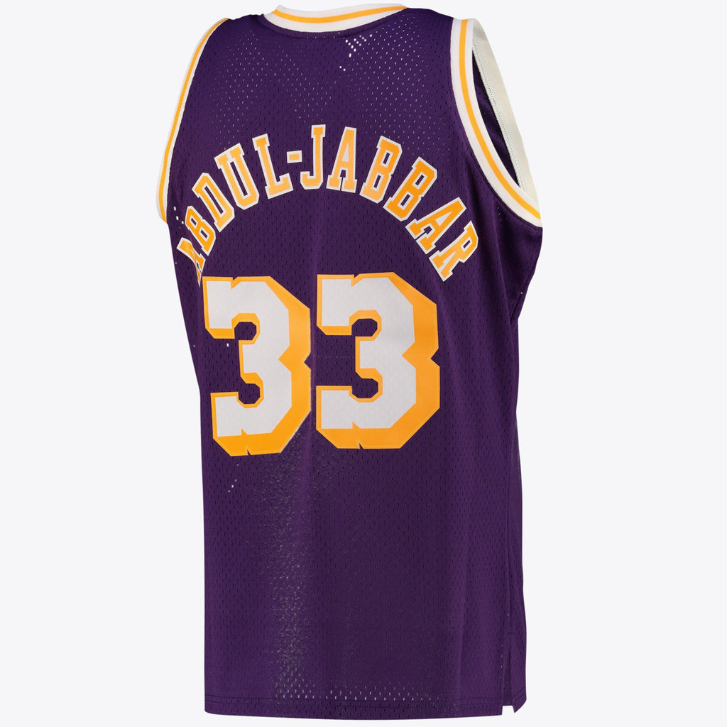 Kareem Abdul-Jabbar Los Angeles Lakers Swingman Alternate Jersey - Purple - Mens