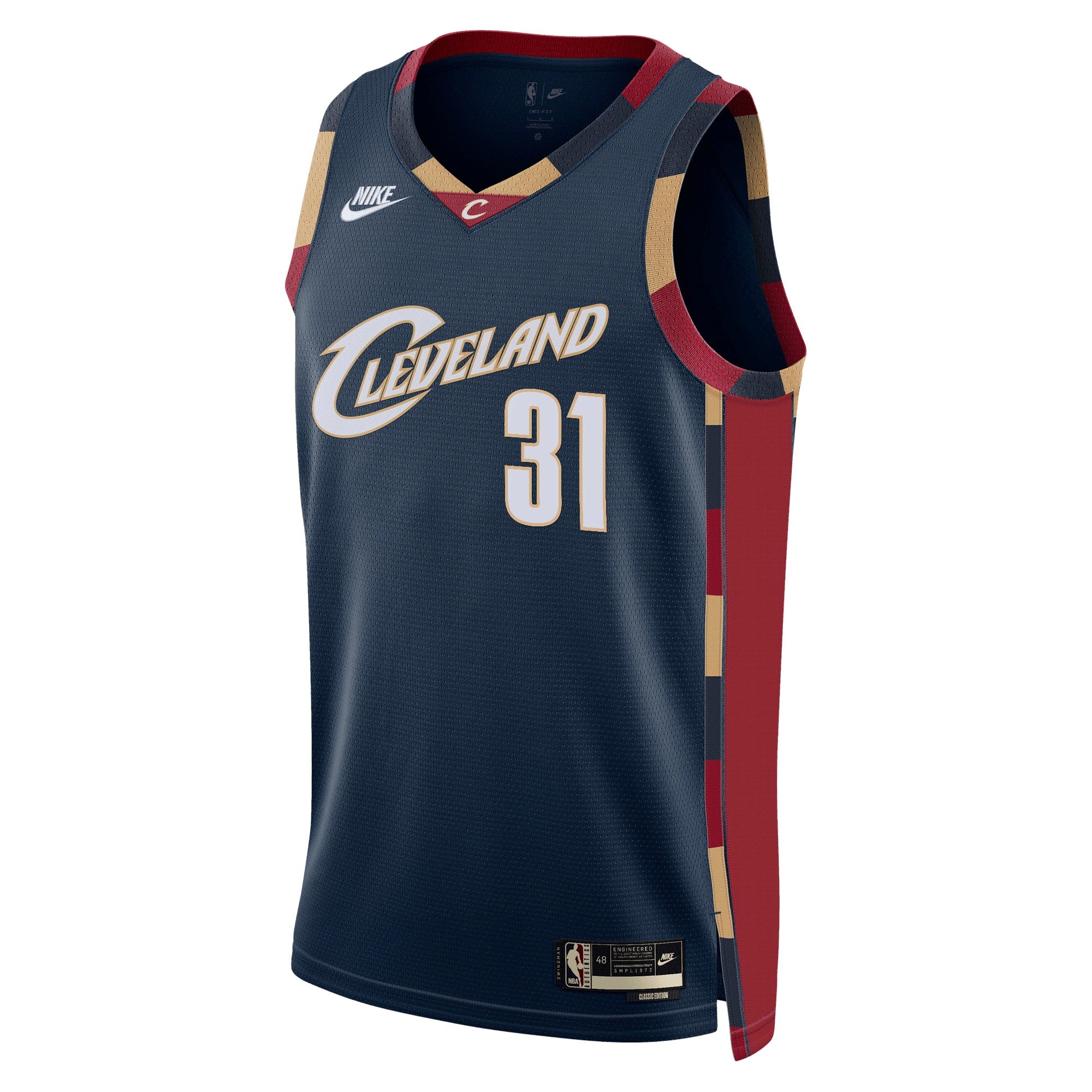 Jarrett Allen Cleveland Cavaliers Classic Edition Jersey - Navy - Unisex