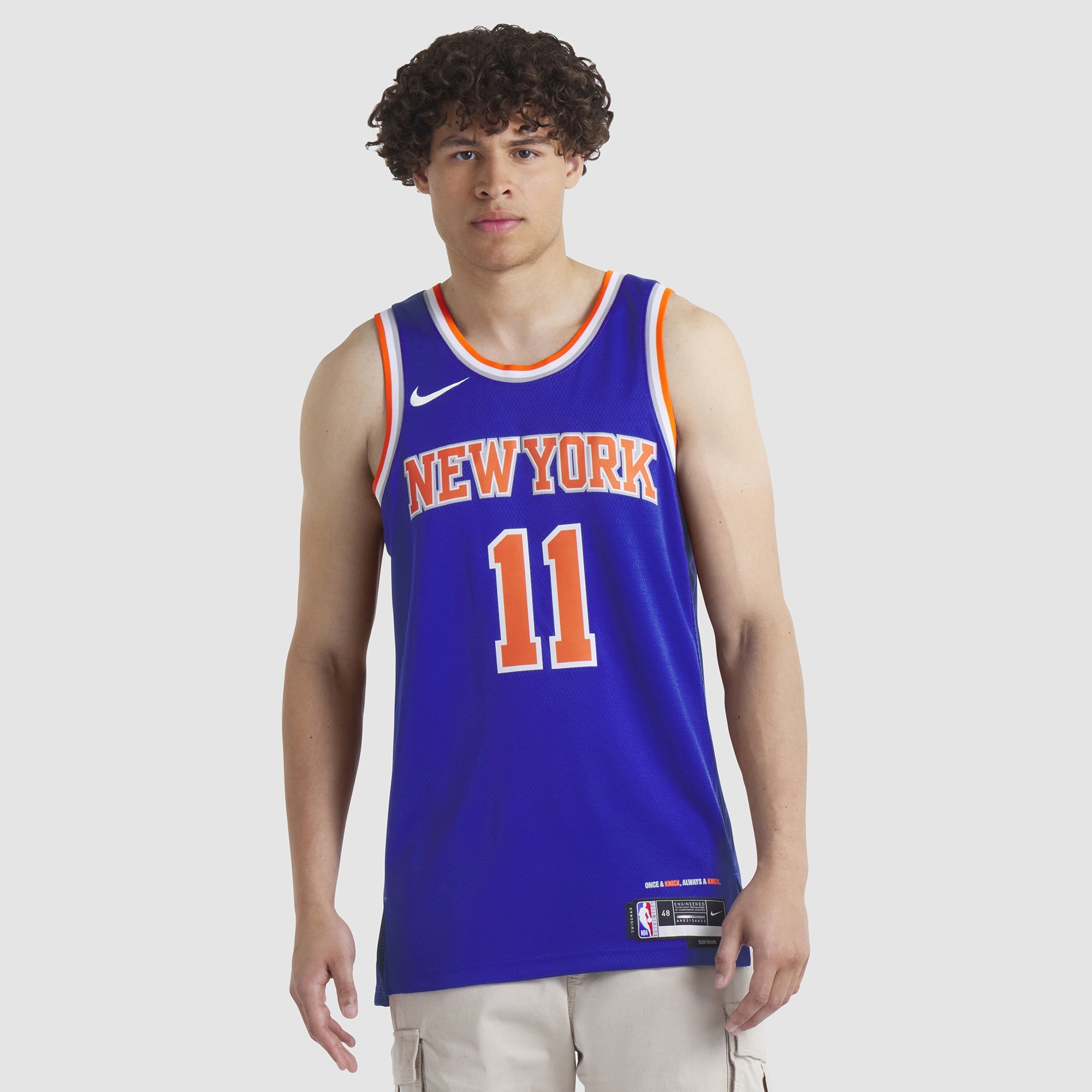 Jalen Brunson New York Knicks Replica Swingman Icon Jersey - Unisex