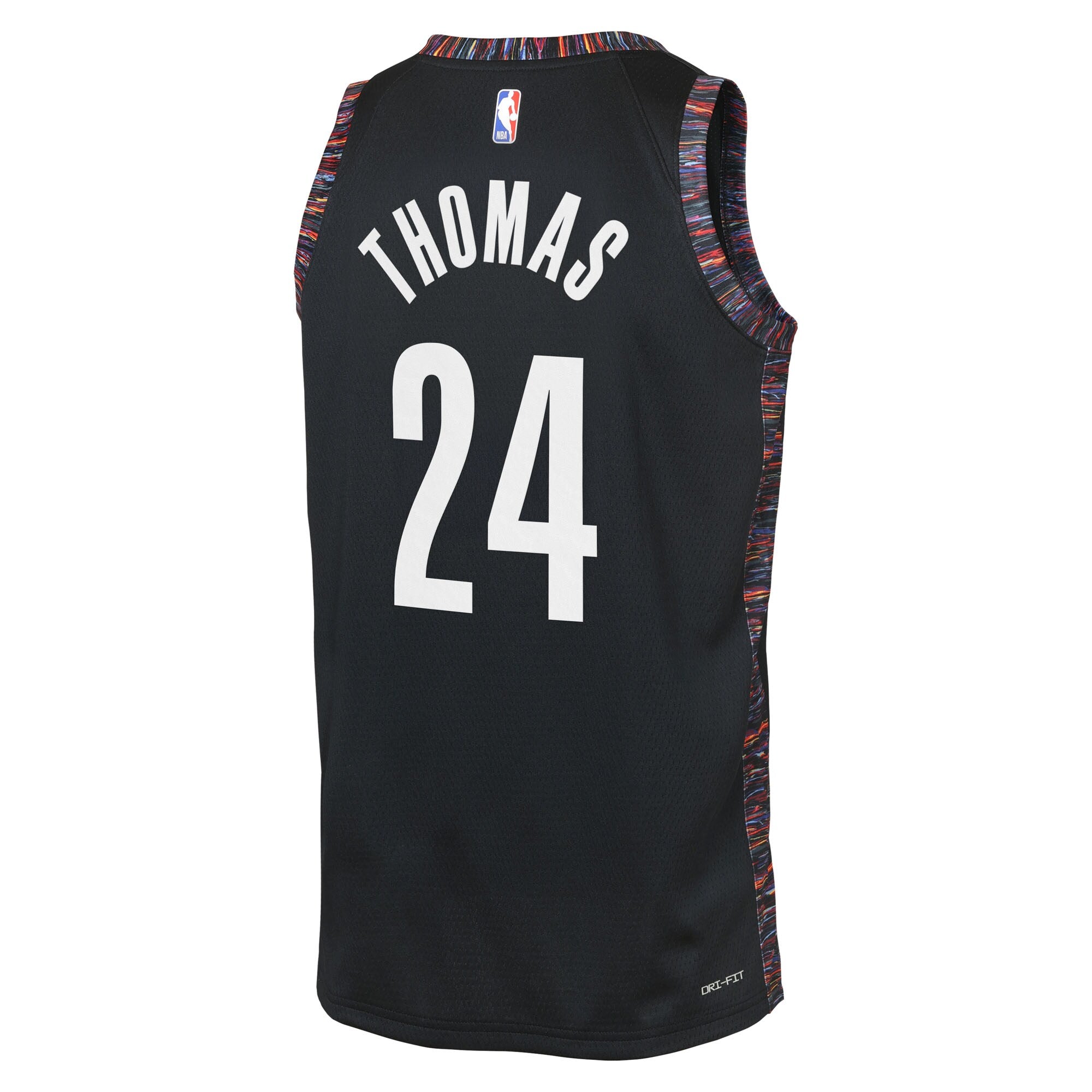 Cam Thomas Brooklyn Nets 2025/26 City Edition Swingman Jersey - Black - Youth