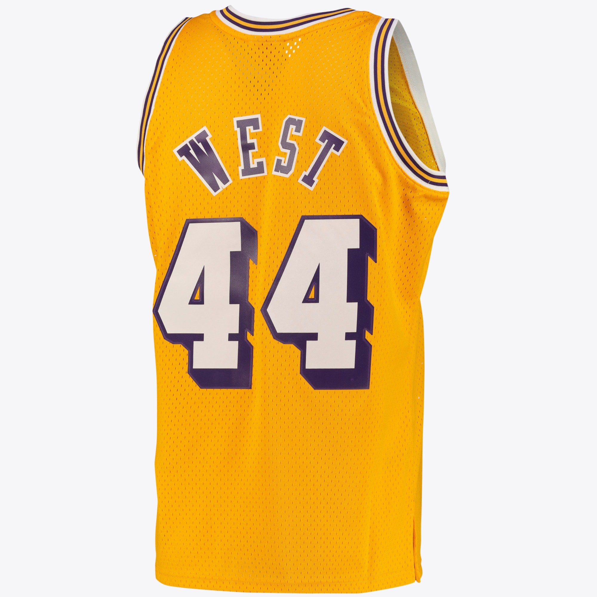 Jerry West Los Angeles Lakers Swingman Road Jersey - Light Gold - Mens