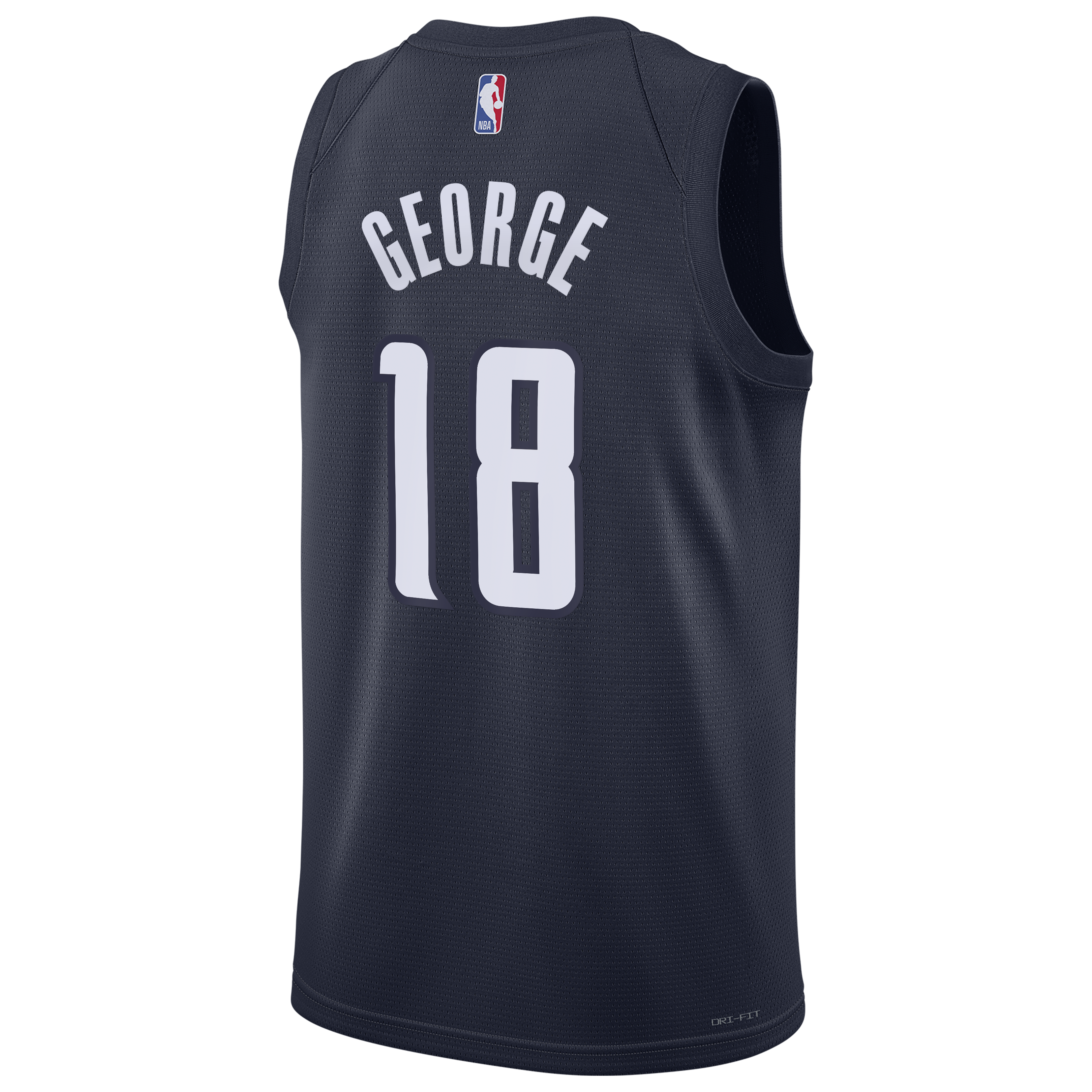 Kyshawn George Washington Wizards Statement Edition Swingman Jersey - Navy - Mens