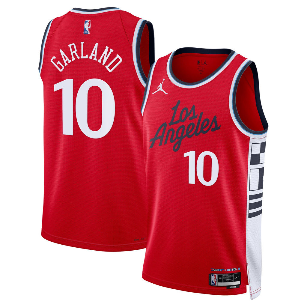 Darius Garland Los Angeles Clippers 2024/25 Statement Edition Swingman Jersey - Red - Unisex