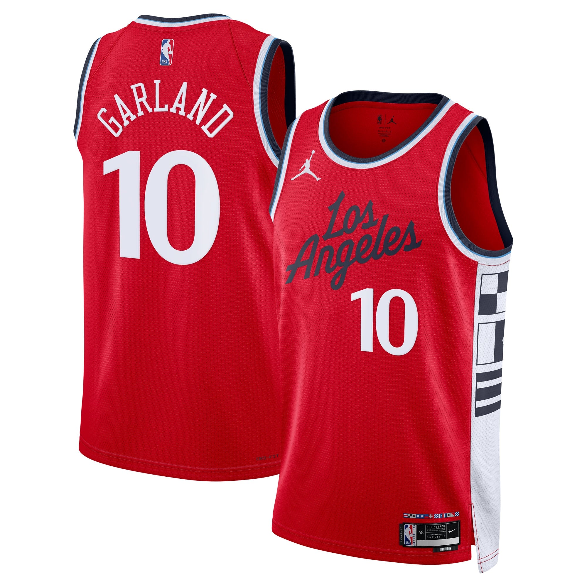 Darius Garland Los Angeles Clippers 2024/25 Statement Edition Swingman Jersey - Red - Unisex