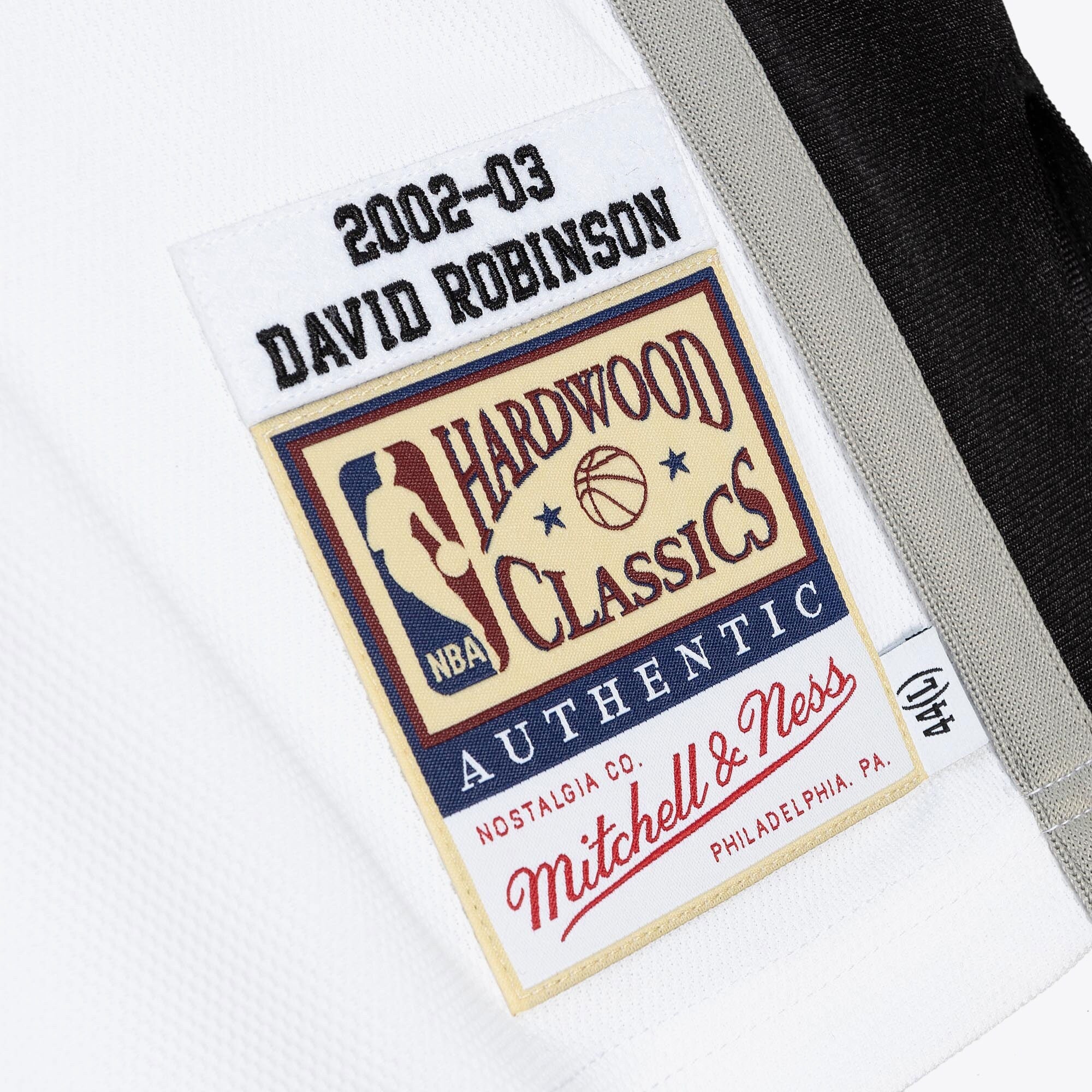 David Robinson San Antonio Spurs 2002 Finals Authentic Home Jersey - White