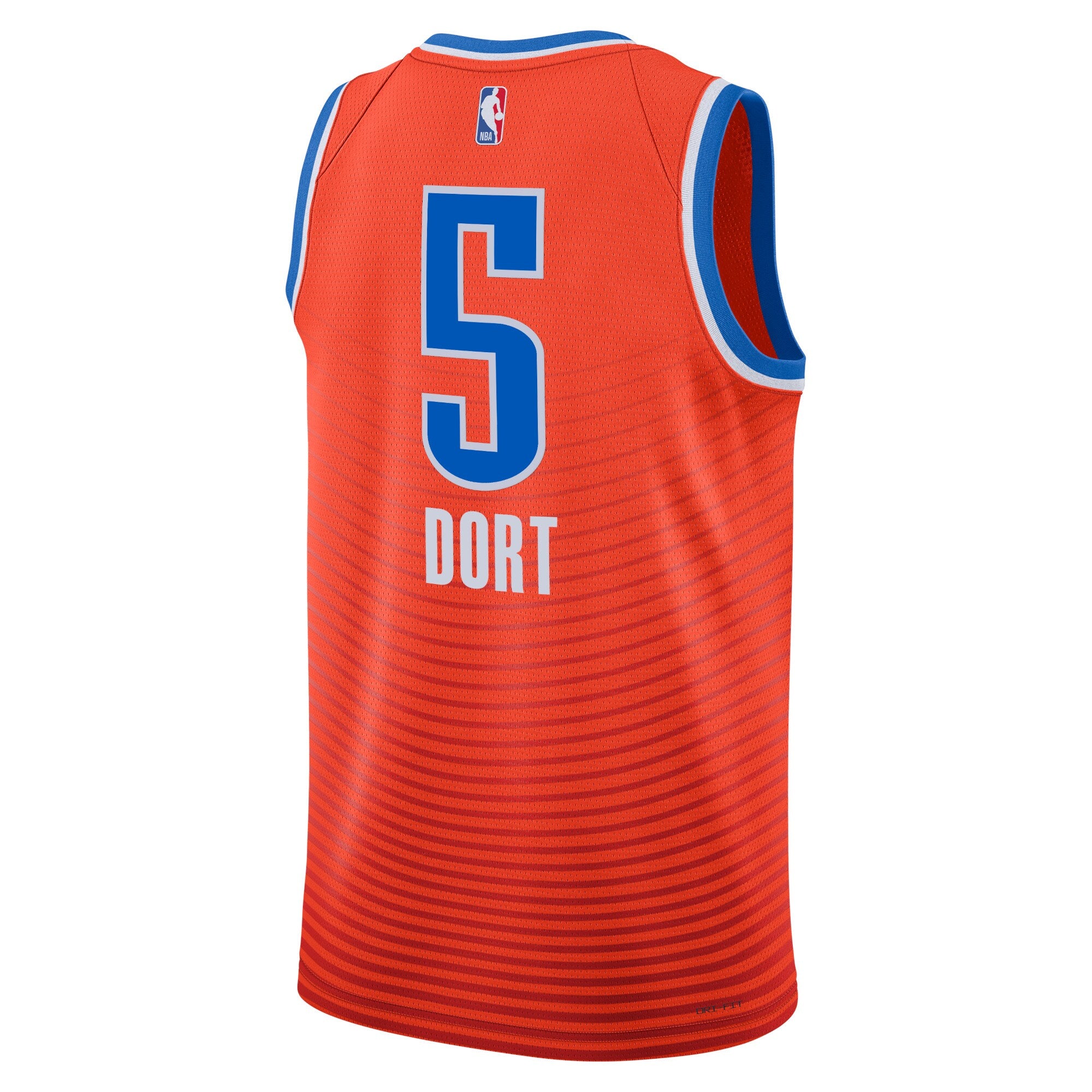 Luguentz Dort Oklahoma City Thunder Statement Edition Swingman Jersey - Orange - Unisex