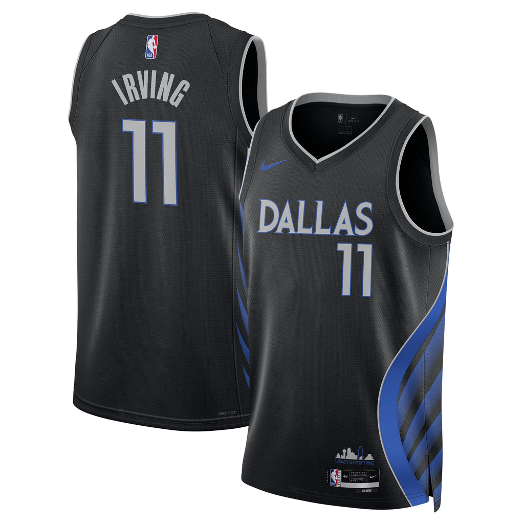 Kyrie Irving Dallas Mavericks 2025/26 City Edition Swingman Jersey - Black - Unisex
