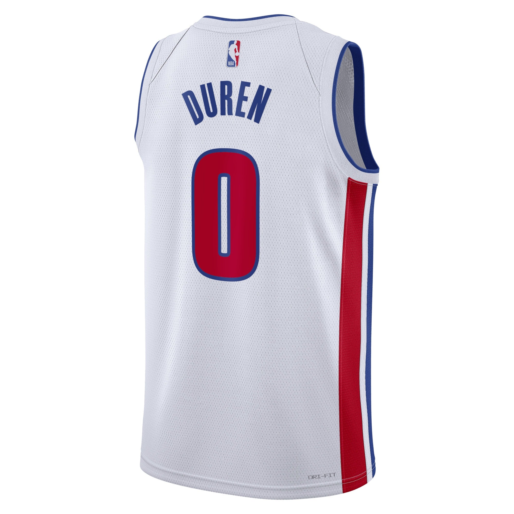 Jalen Duren Detroit Pistons Association Edition Swingman Jersey - White - Unisex