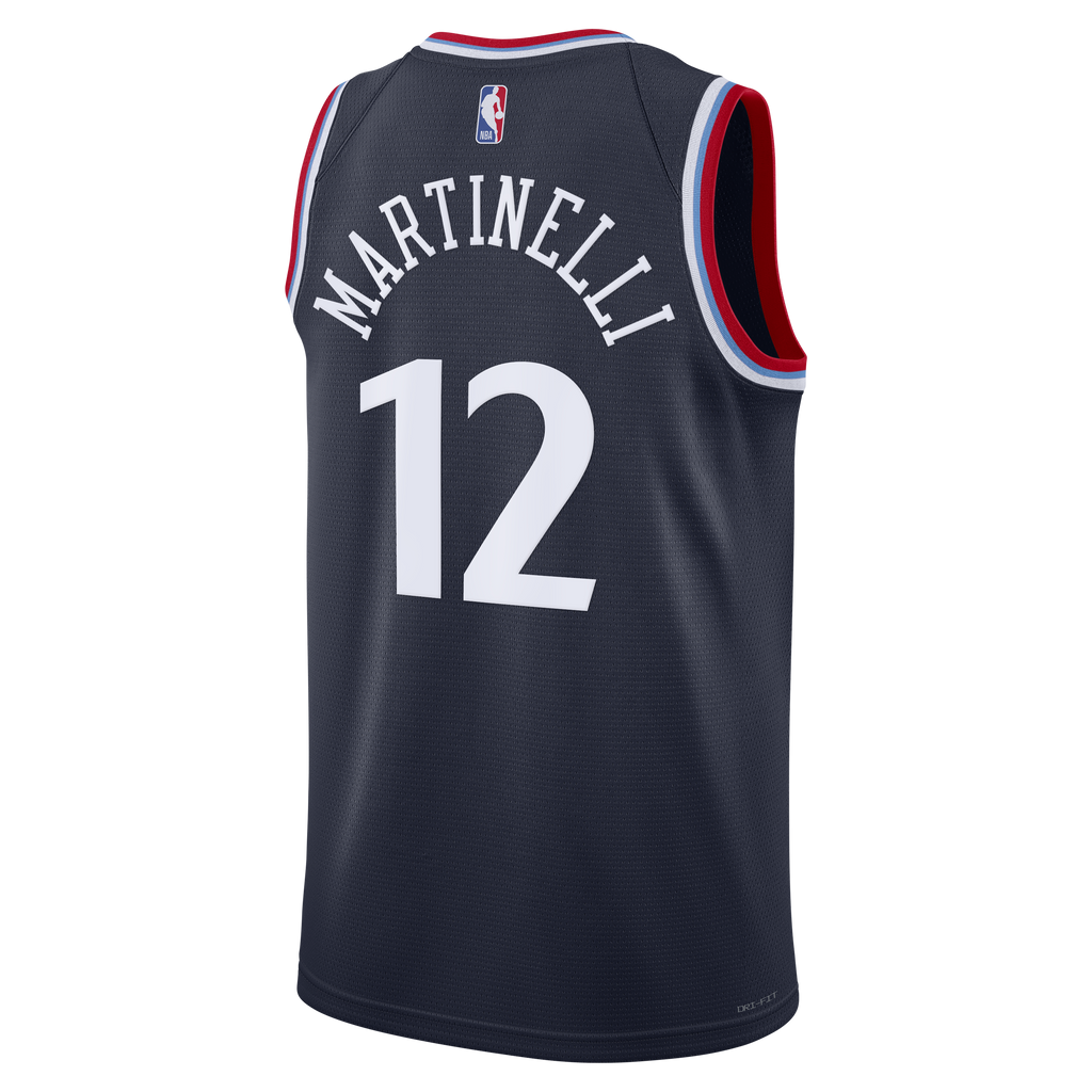 Nick Martinelli Los Angeles Clippers Icon Edition Replica Swingman Jersey - Navy - Unisex