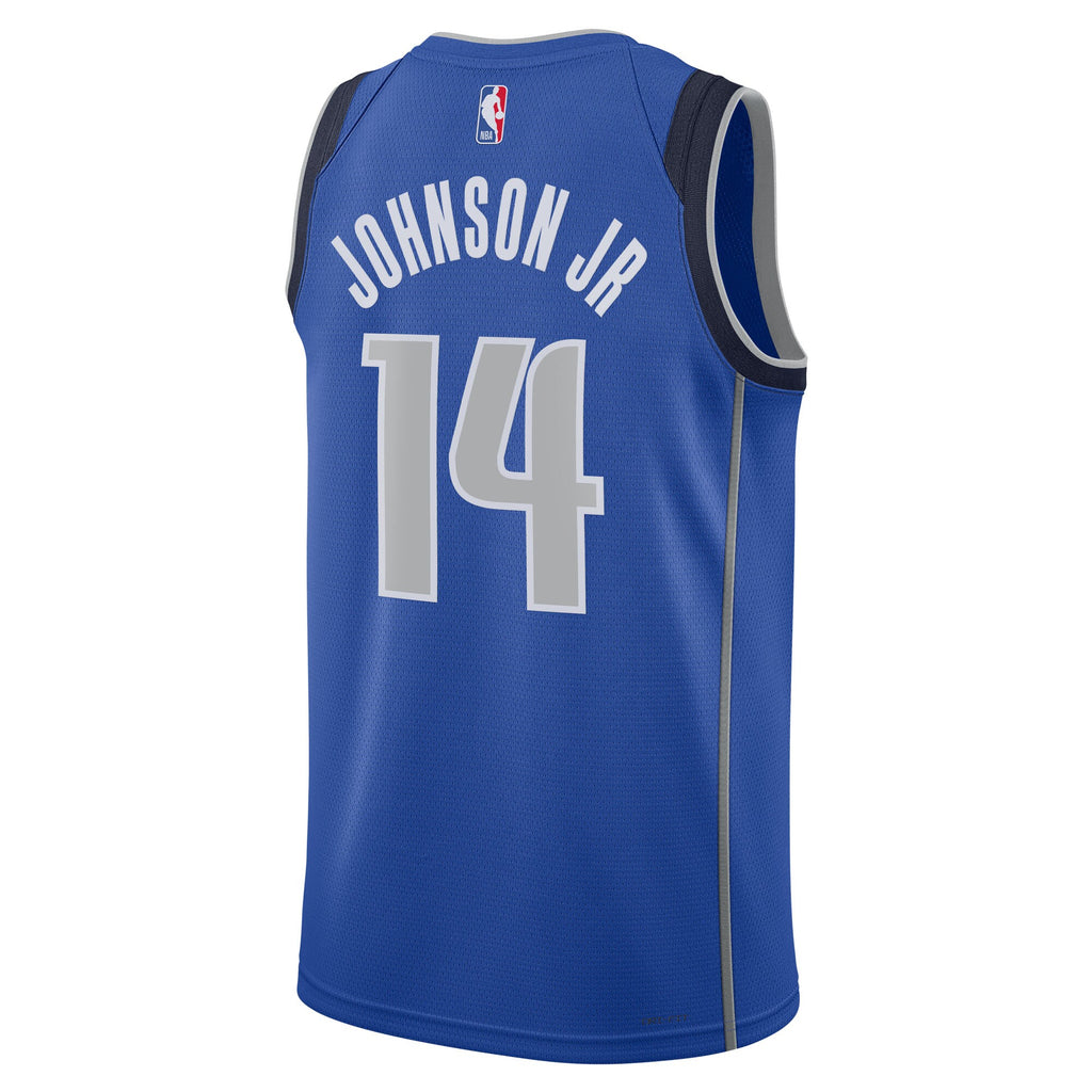 Morez Johnson Jr. Dallas Mavericks Swingman Icon Jersey - Blue - Unisex