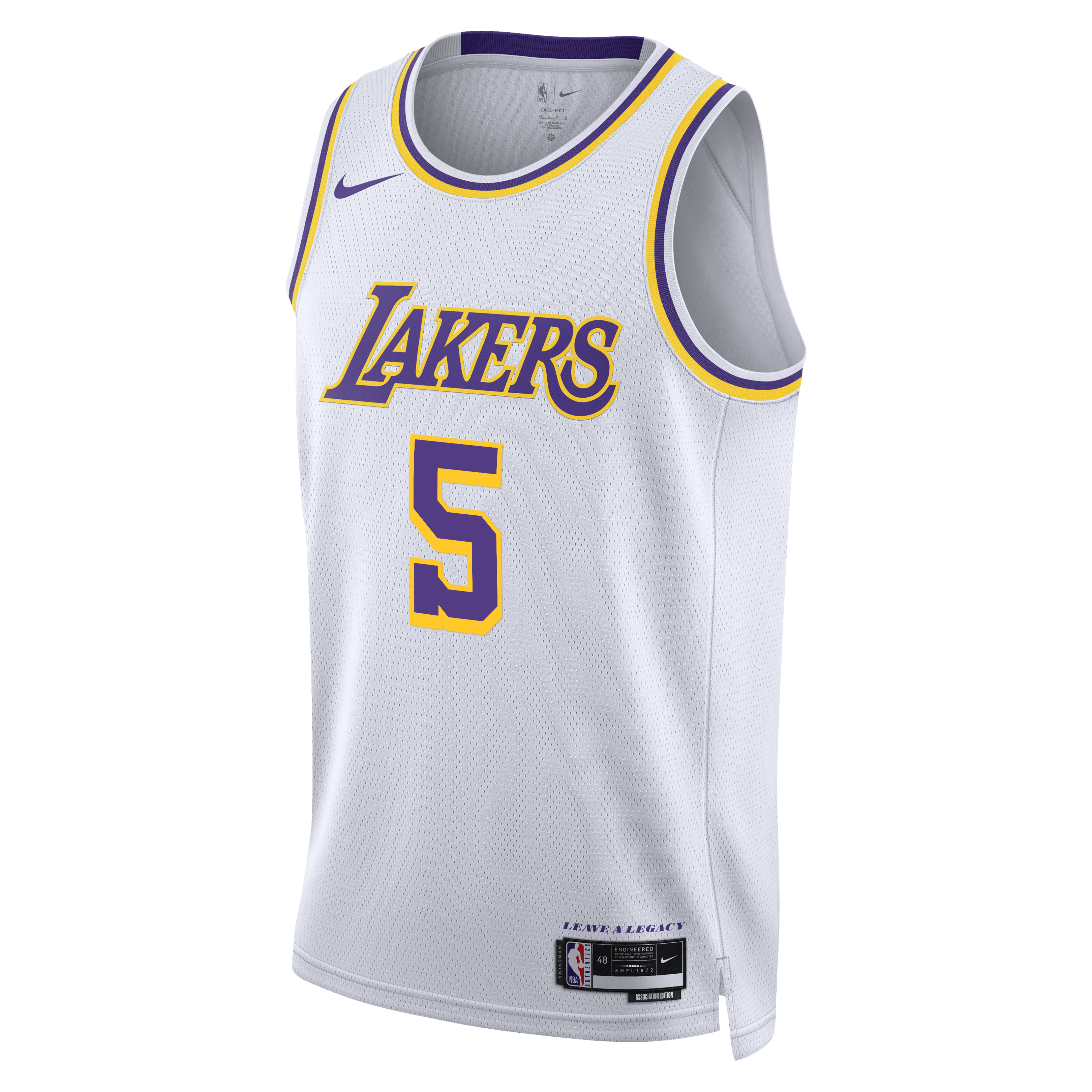 Quentin Grimes Los Angeles Lakers Association Edition Swingman Jersey - White - Unisex