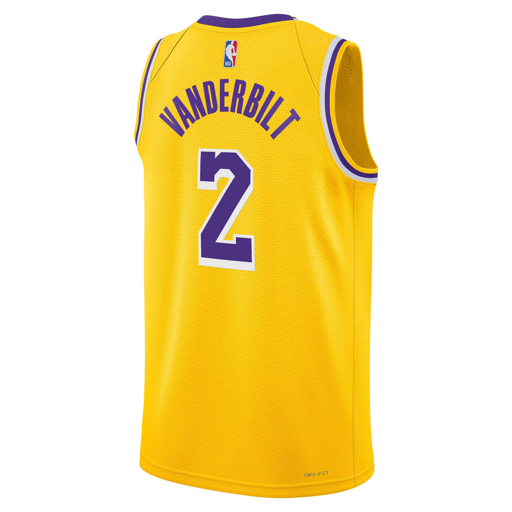 Jarred Vanderbilt Los Angeles Lakers Icon Edition Swingman Jersey - Gold - Youth
