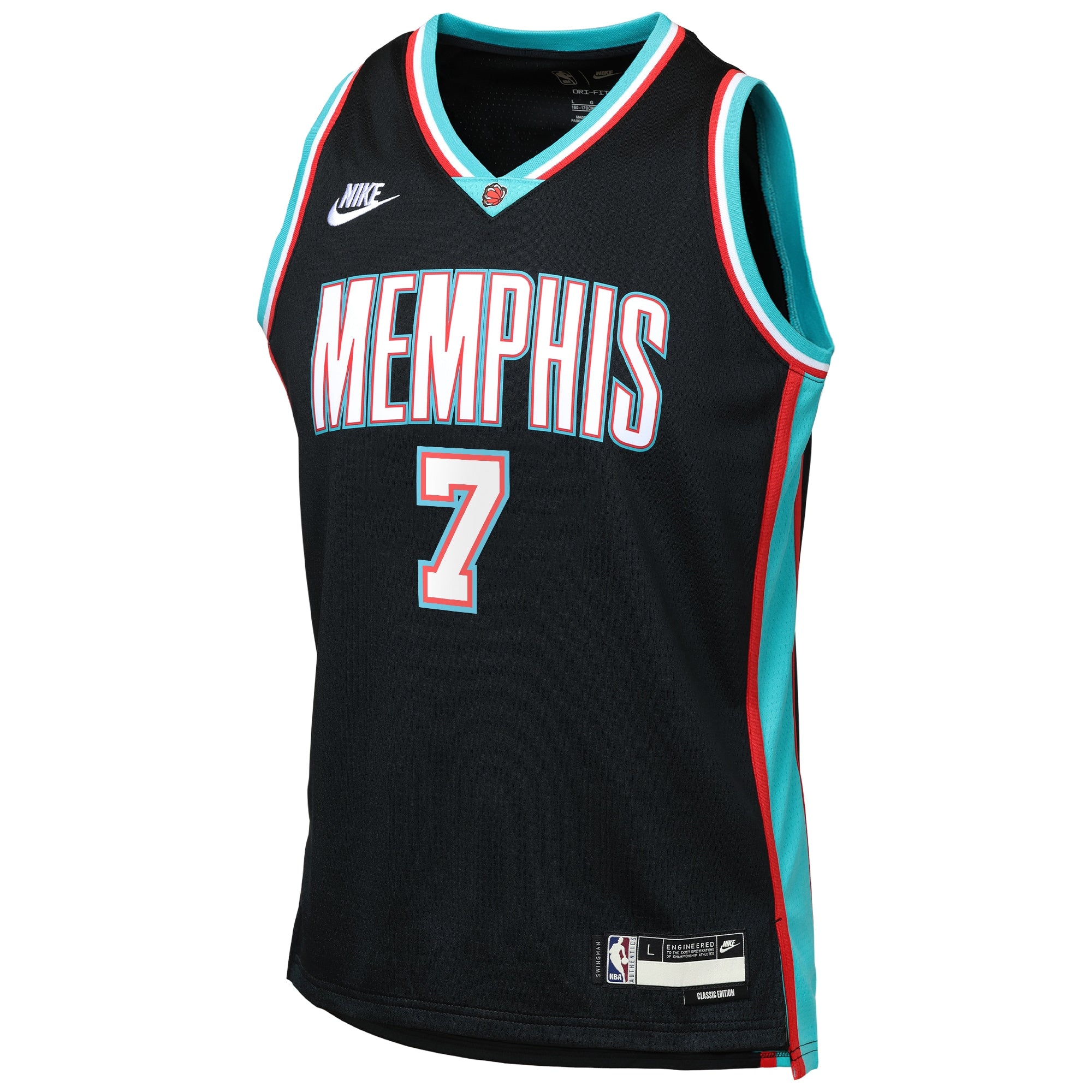 Santi Aldama Memphis Grizzlies Classic Edition Jersey - Black - Youth