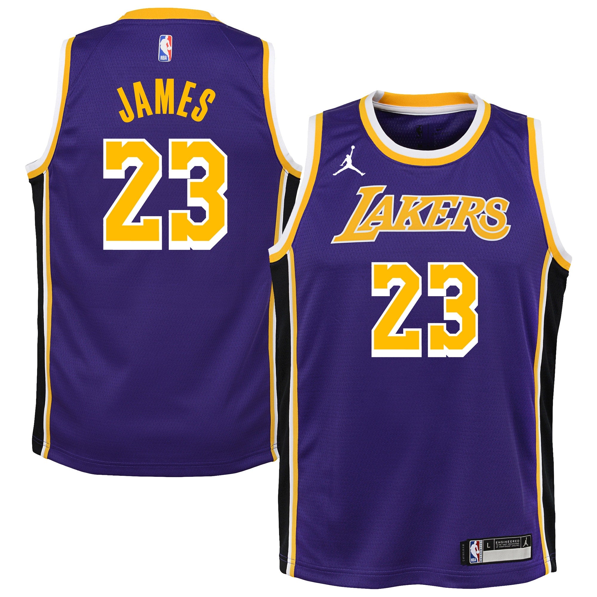 LeBron James Los Angeles Lakers Swingman Statement Jersey - Youth