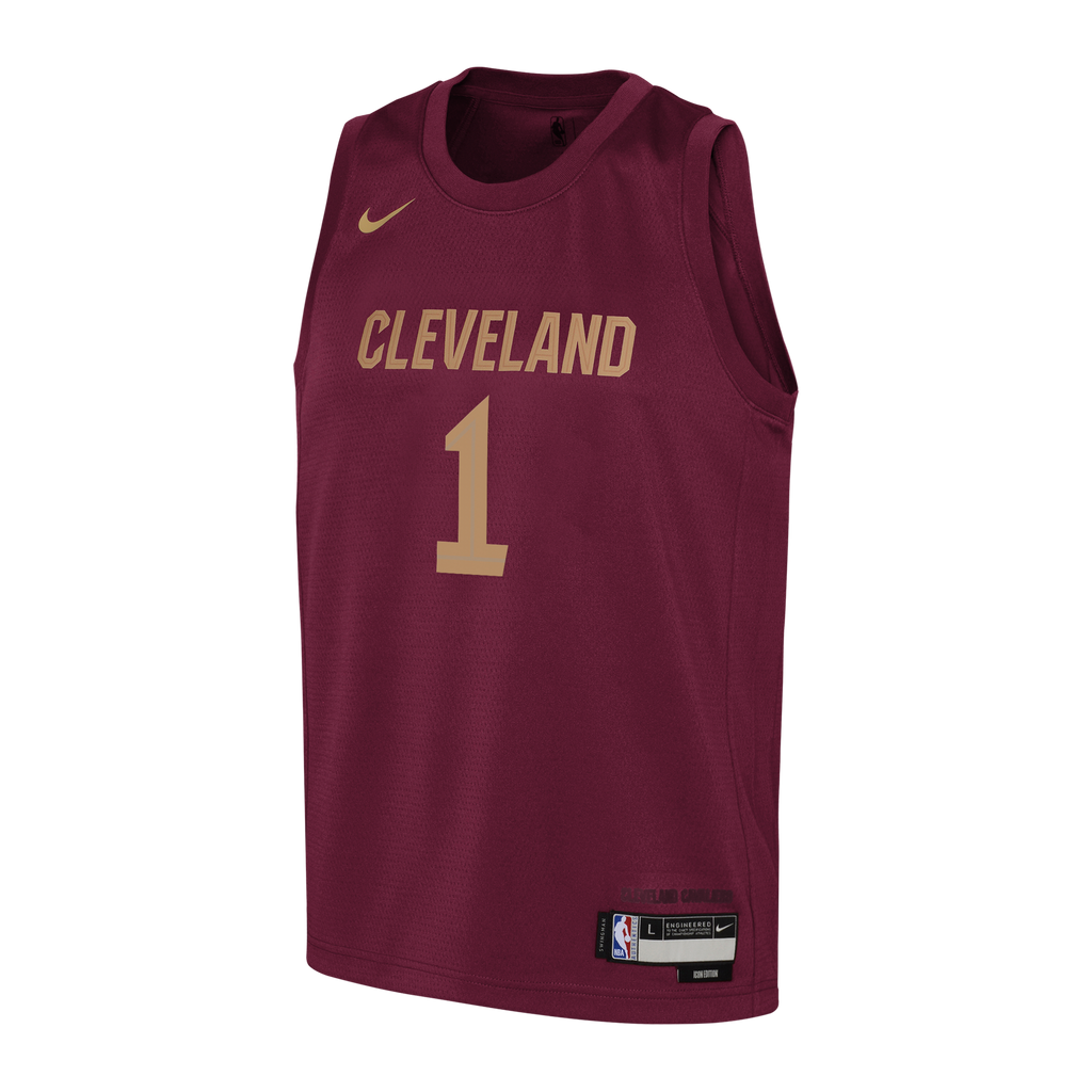 James Harden Cleveland Cavaliers Icon Edition Swingman Jersey - Wine - Youth