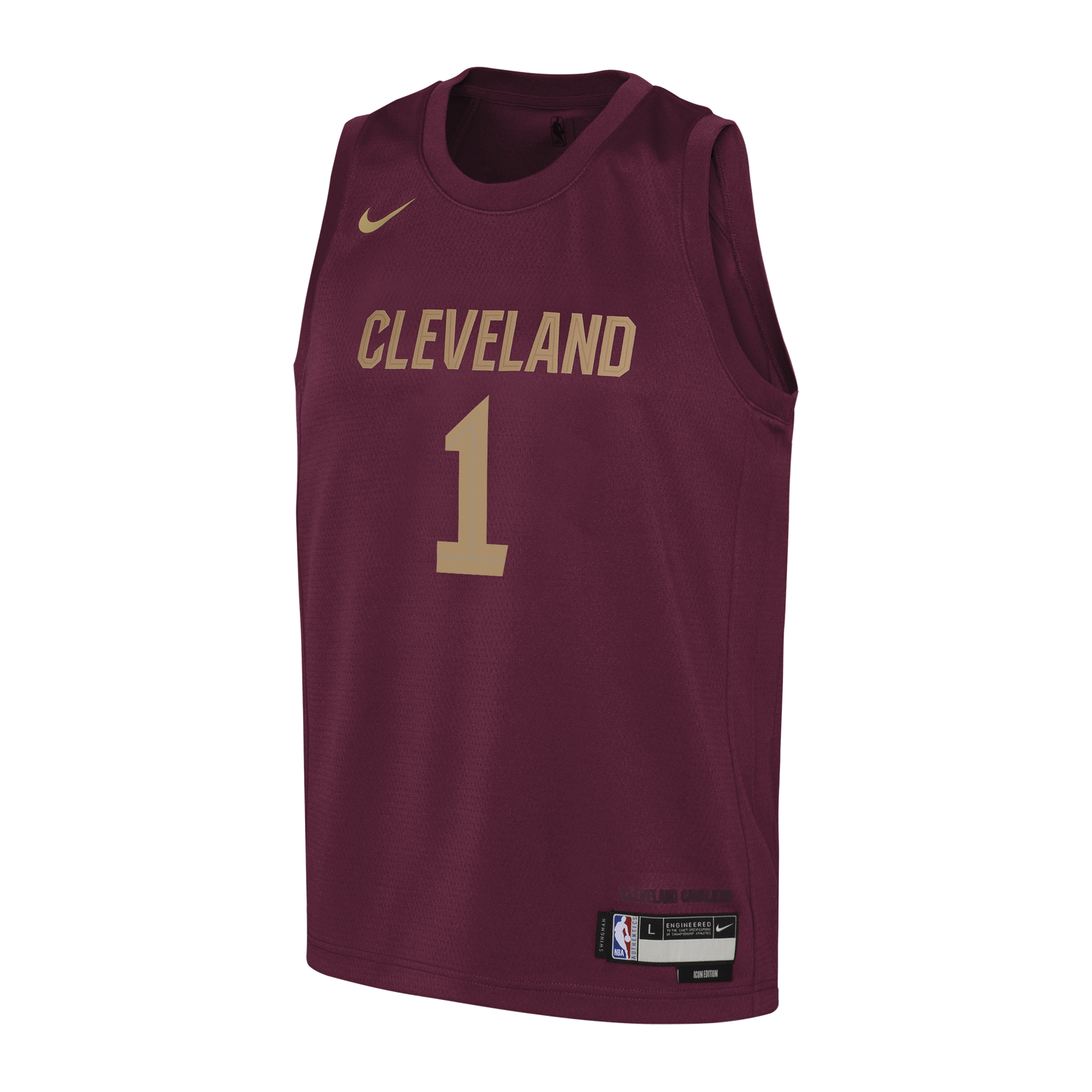 James Harden Cleveland Cavaliers Icon Edition Swingman Jersey - Wine - Youth