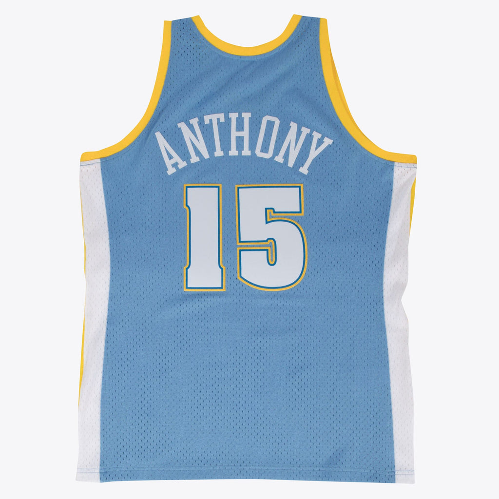 Carmelo Anthony Denver Nuggets 2003-04 Hardwood Classics Swingman Road Jersey - Blue - Mens