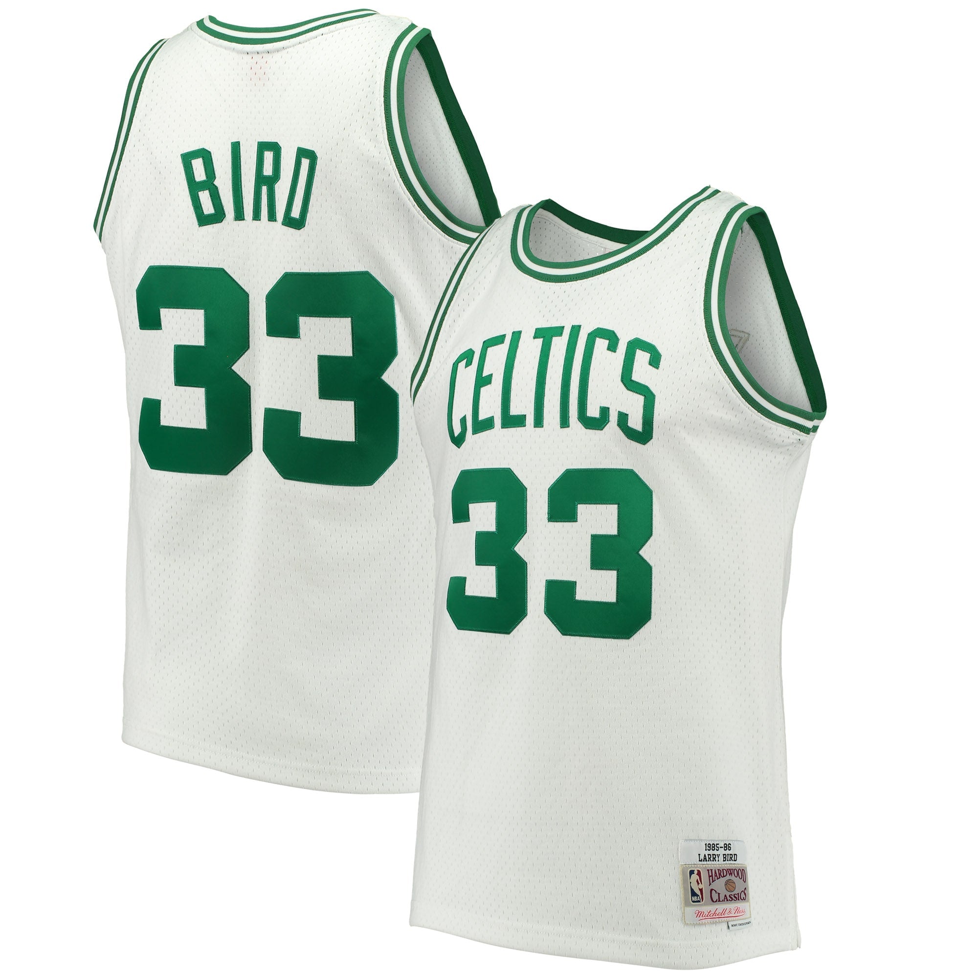 Larry Bird Boston Celtics 1985-86 Hardwood Classics Swingman Jersey - Mens