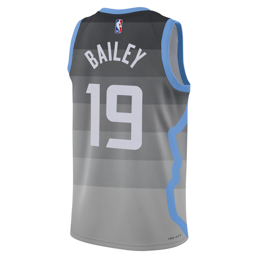 Ace Bailey Utah Jazz 2025/26 City Edition Swingman Jersey - Gray - Unisex