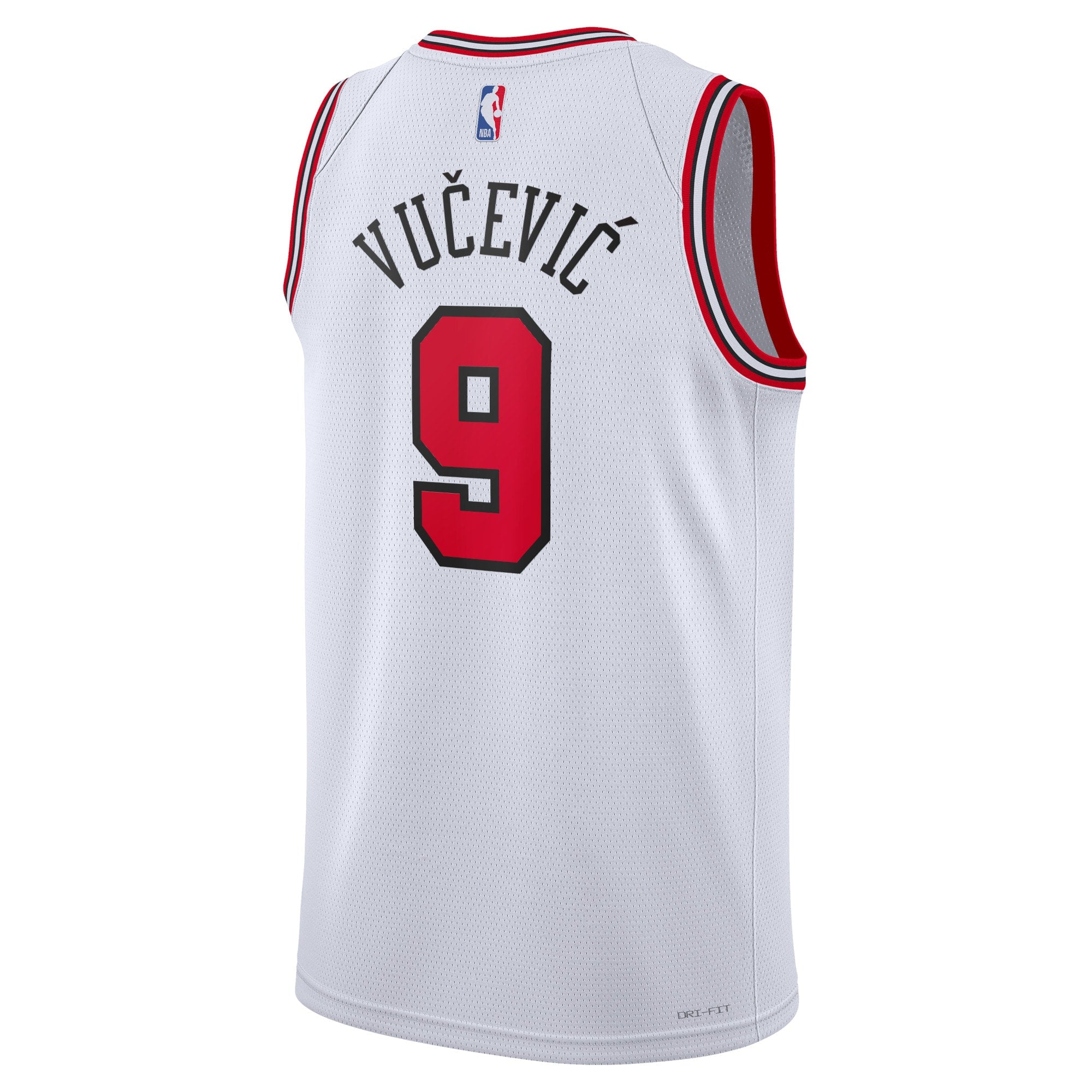 Nikola Vučević Chicago Bulls Association Edition Swingman Jersey - White - Unisex