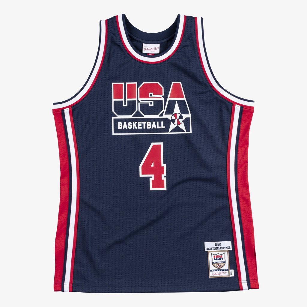 Christian Laettner USA Basketball 1992 Authentic Jersey