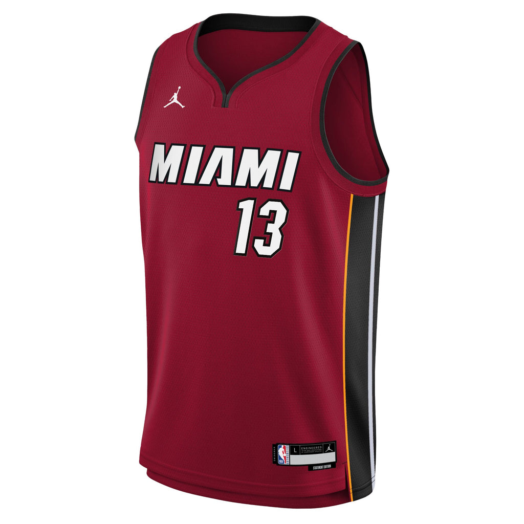 Bam Adebayo Miami Heat Statement Edition Swingman Jersey - Red - Youth