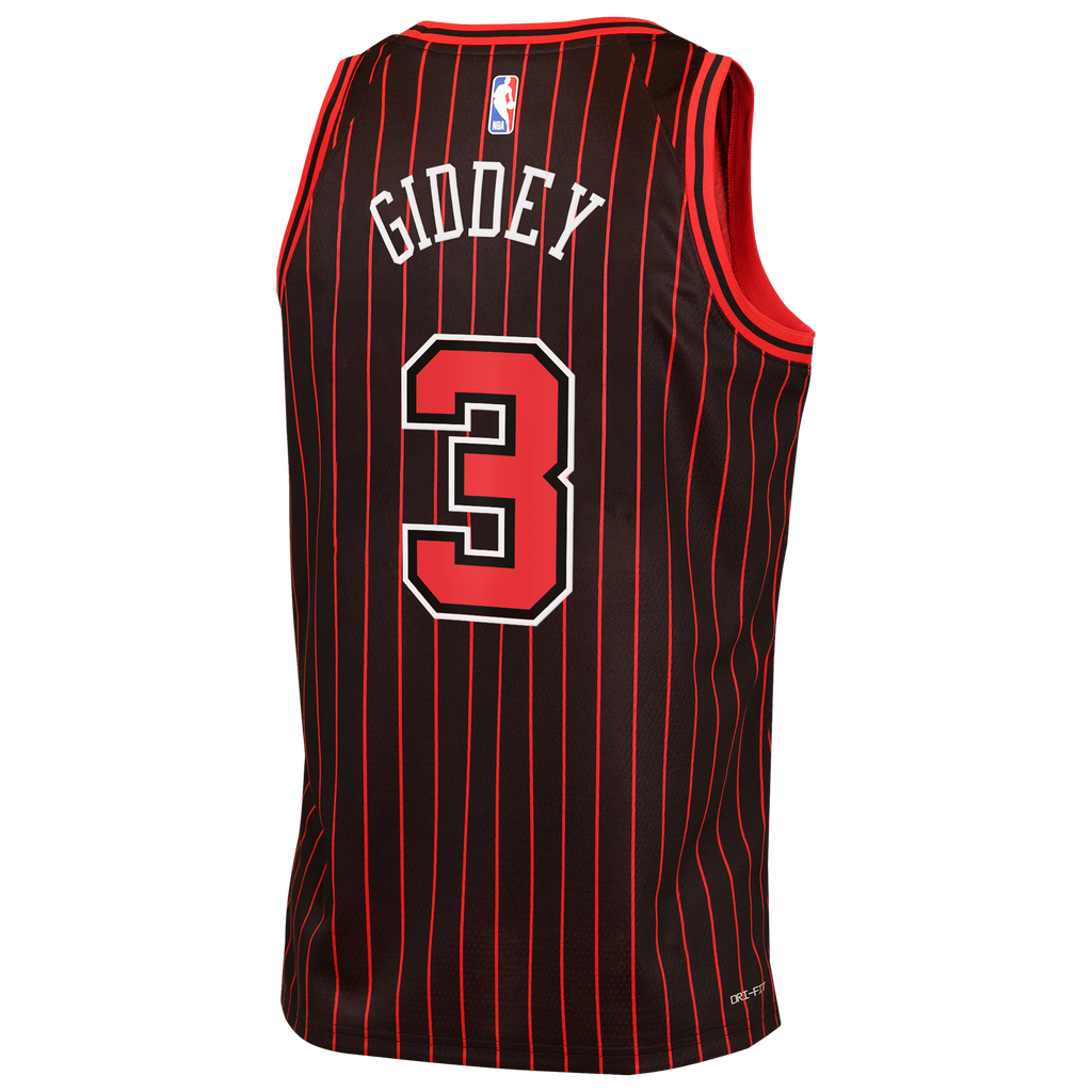 Josh Giddey Chicago Bulls Statement Edition Jersey - Black - Youth
