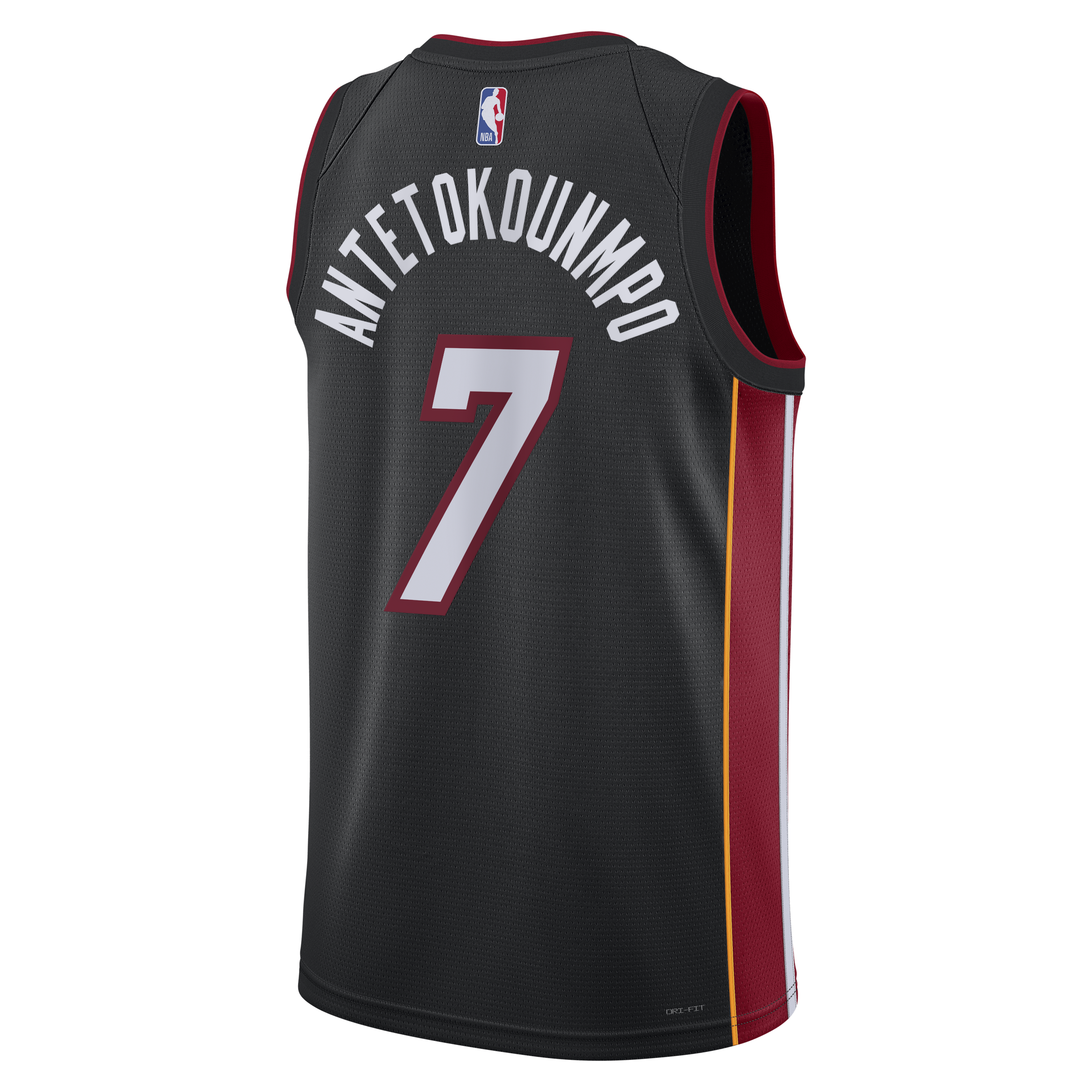 Giannis Antetokounmpo Miami Heat Icon Edition Swingman Jersey - Black - Unisex