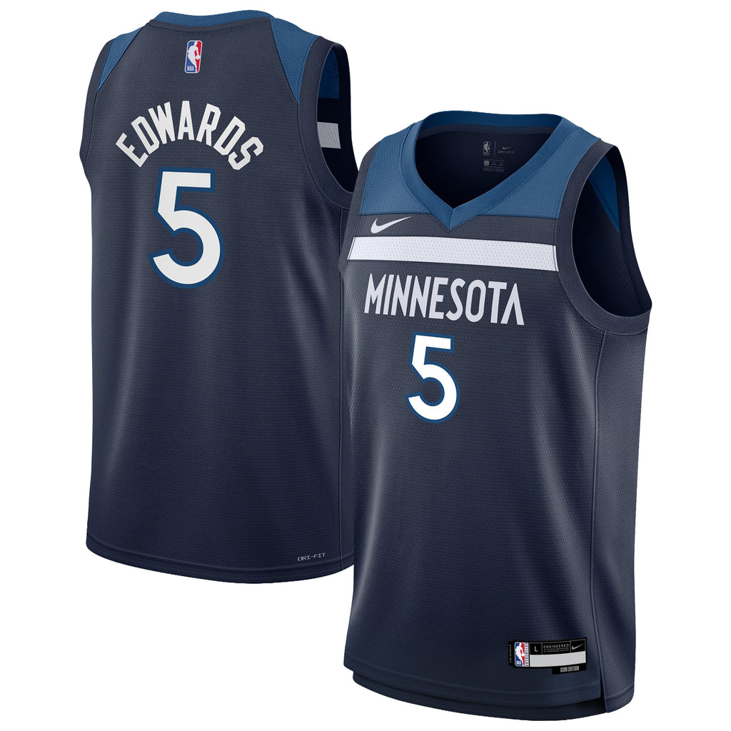 Anthony Edwards Minnesota Timberwolves Swingman Icon Jersey - Youth