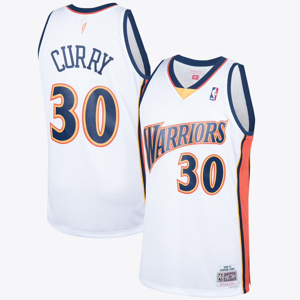 Stephen Curry Golden State Warriors 2009 Hardwood Classics Swingman Home Jersey - White - Mens