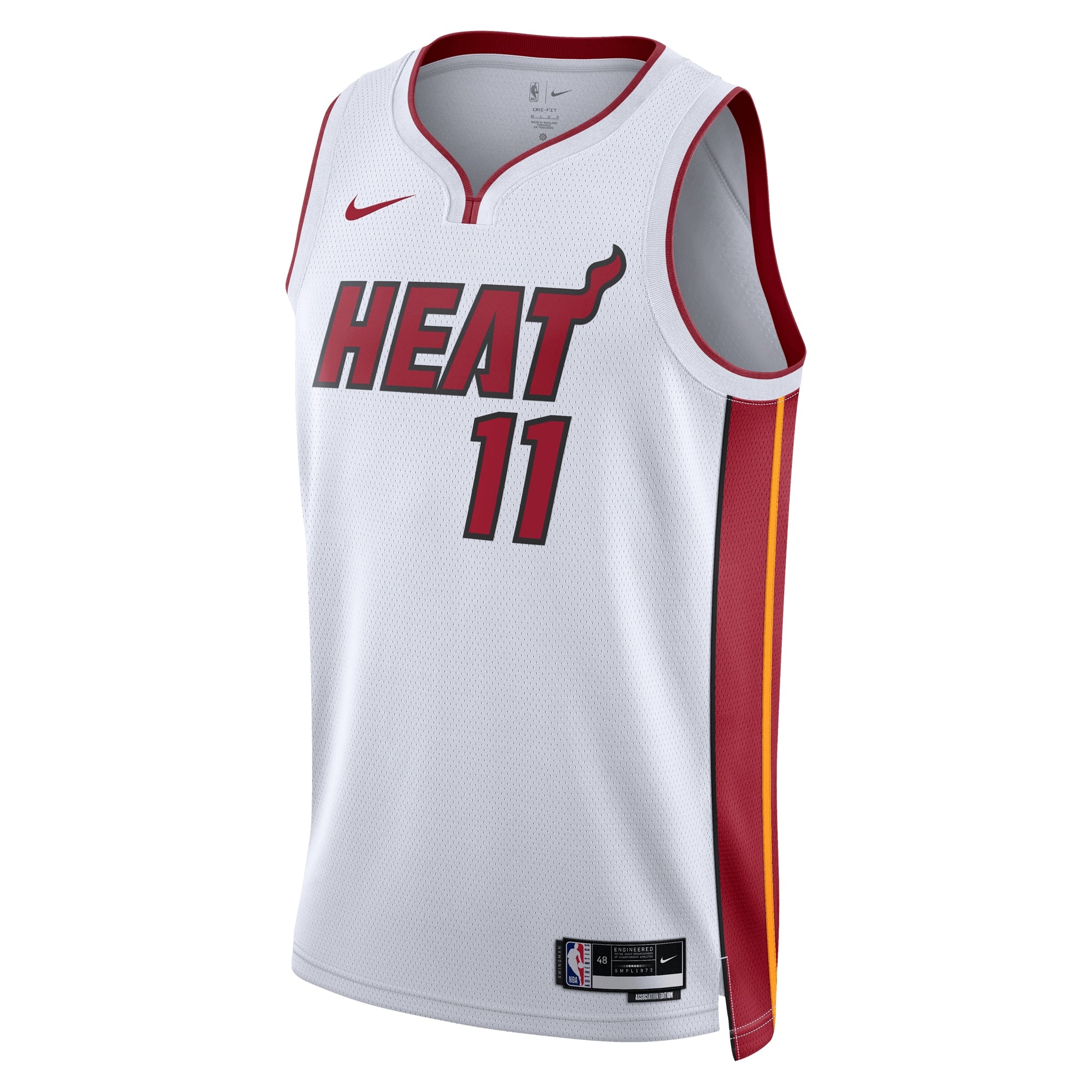 Jaime Jaquez Jr. Miami Heat Association Edition Swingman Jersey - White - Unisex