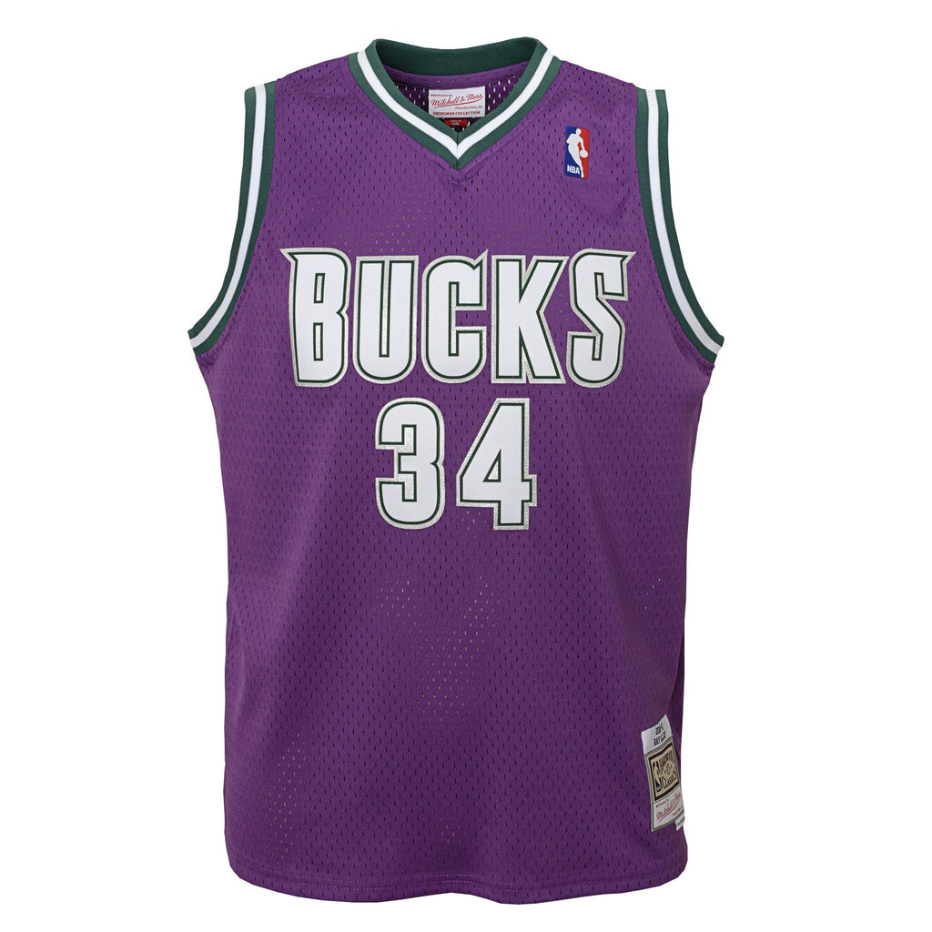 Ray Allen Milwaukee Bucks 1996-97 Hardwood Classics Swingman Jersey - Fir - Youth