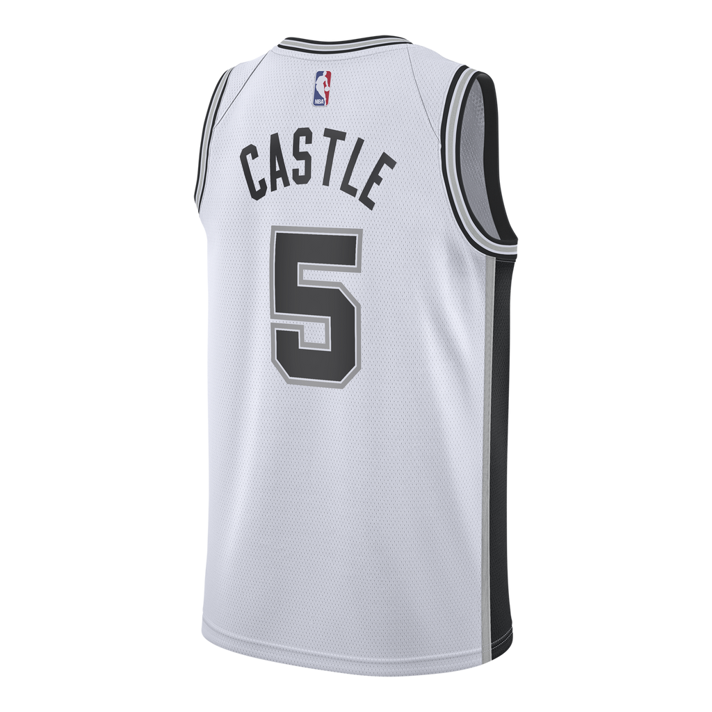 Stephon Castle San Antonio Spurs Association Edition Swingman Jersey - White - Youth