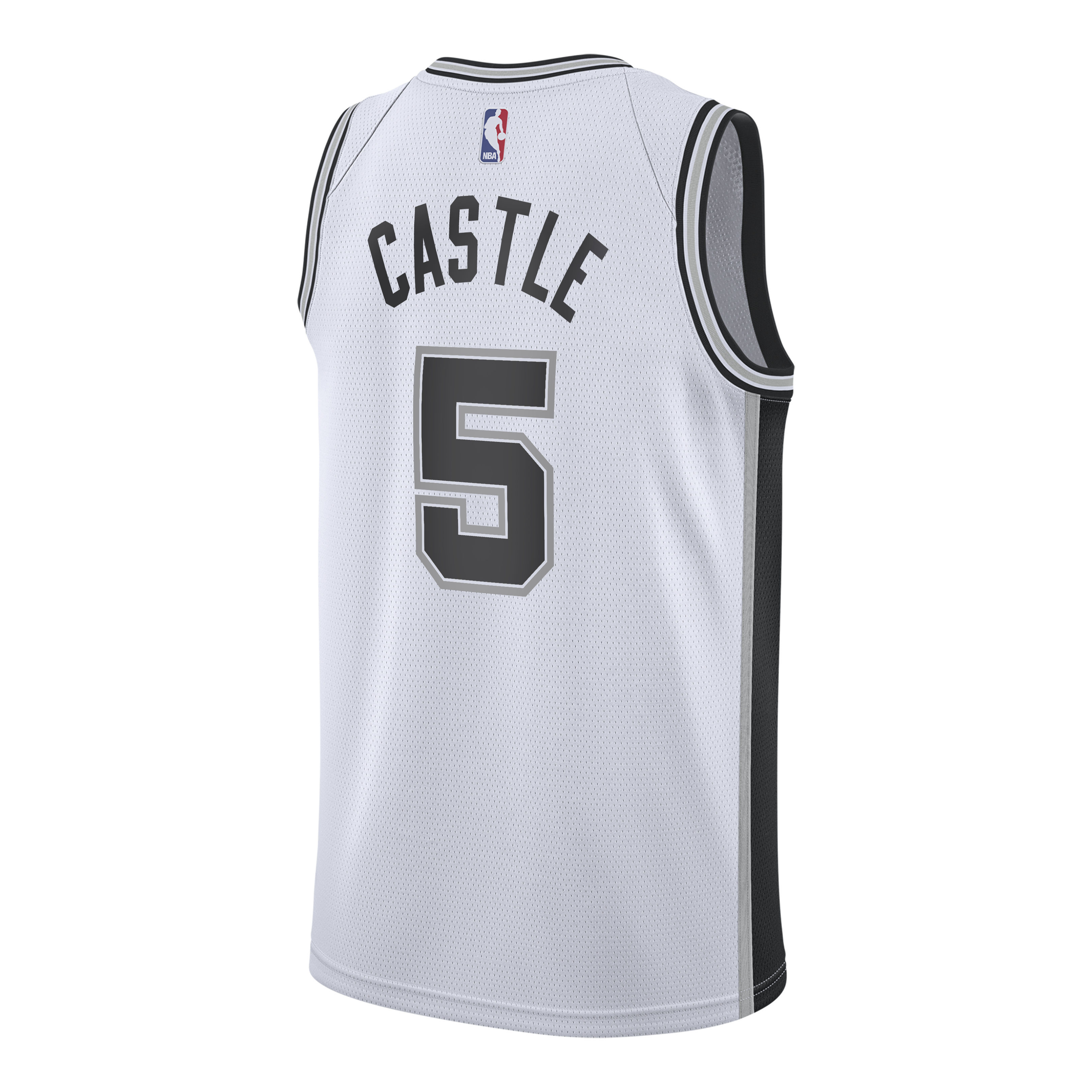 Stephon Castle San Antonio Spurs Association Edition Swingman Jersey - White - Youth
