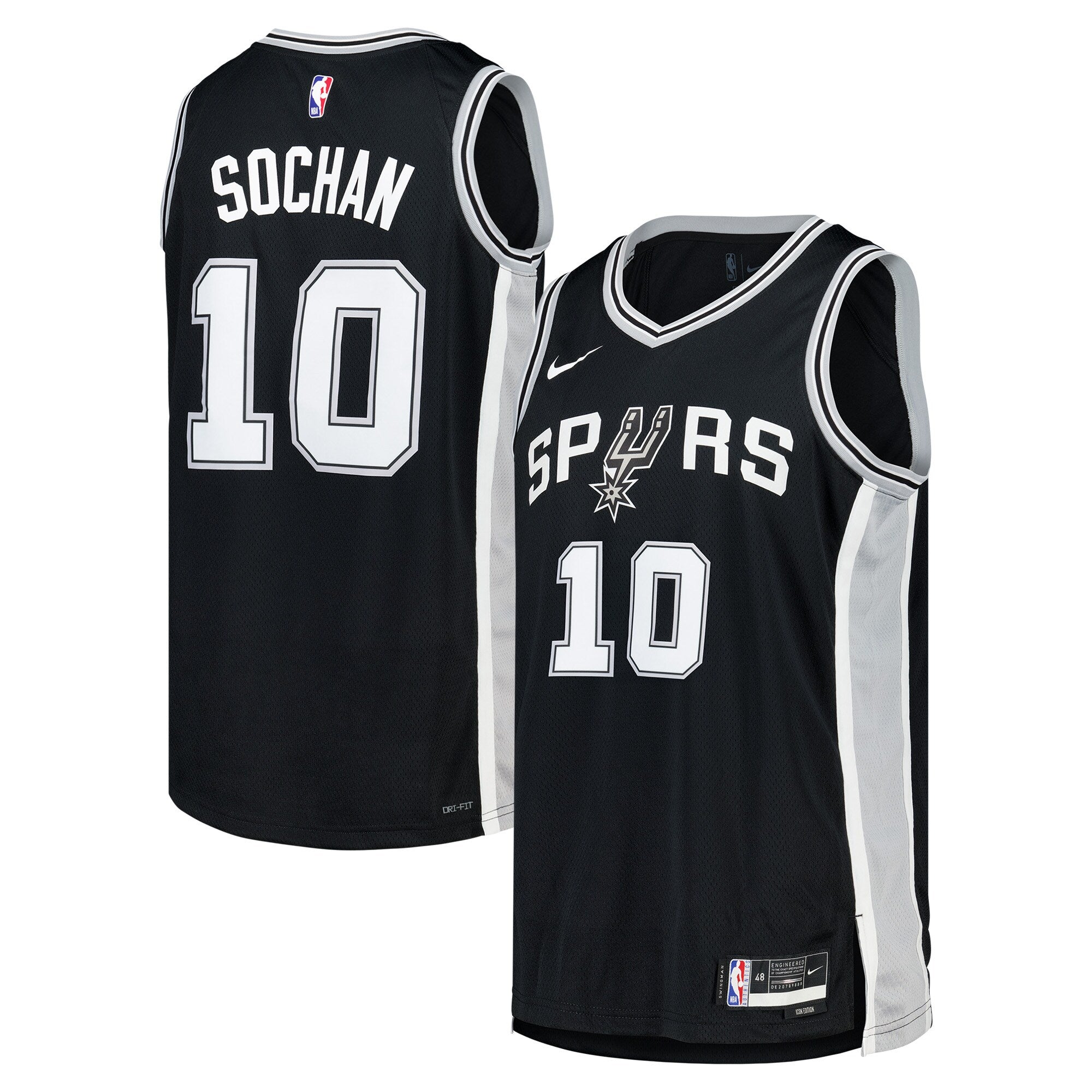 Jeremy Sochan San Antonio Spurs Icon Jersey - Unisex