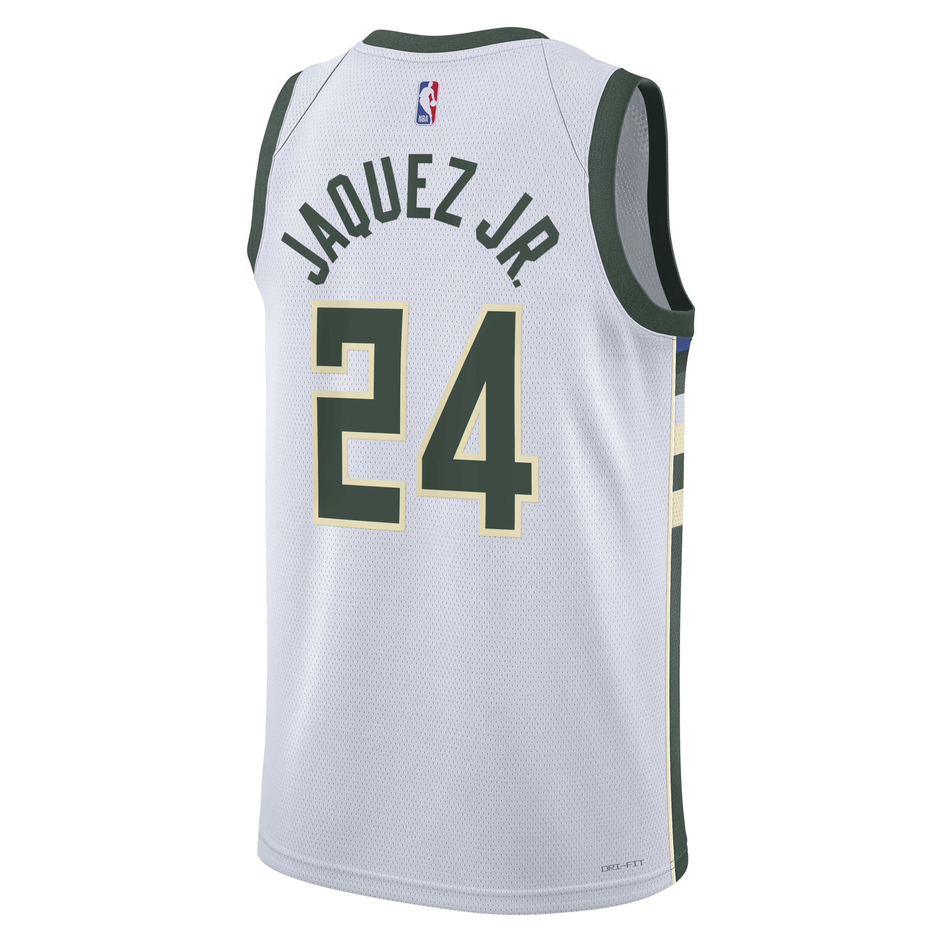 Jaime Jaquez Jr. Milwaukee Bucks Association Edition Swingman Jersey - White - Unisex