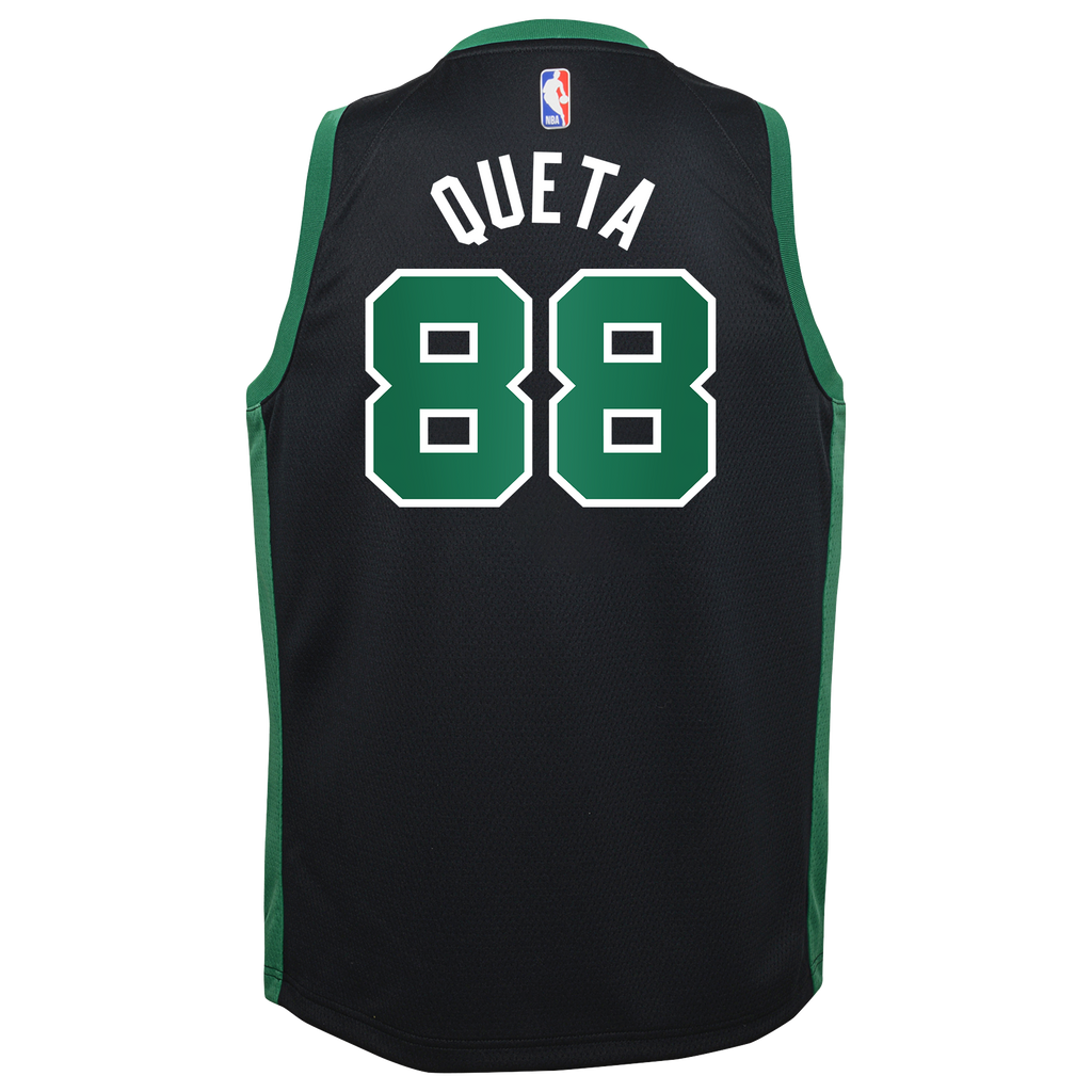 Neemias Queta Boston Celtics Statement Edition Swingman Jersey - Black - Youth