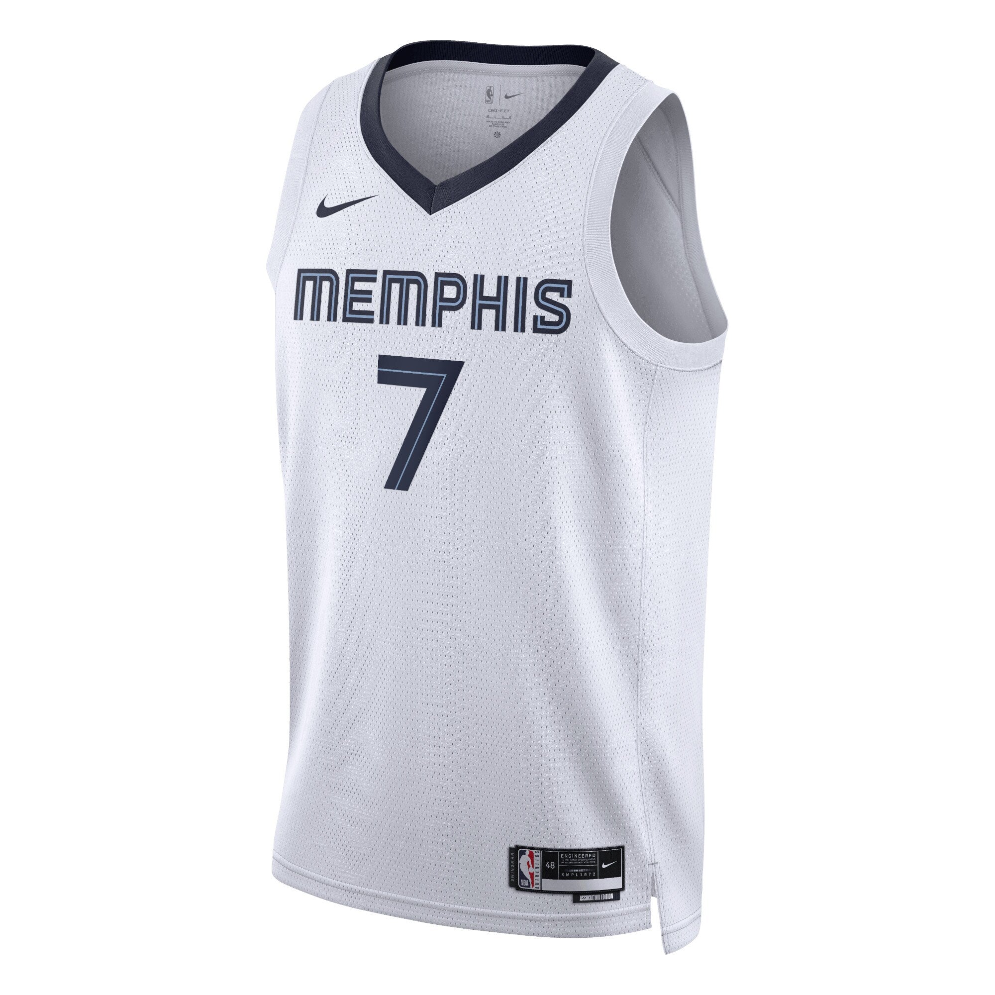 Santi Aldama Memphis Grizzlies Association Edition Swingman Jersey - White - Unisex